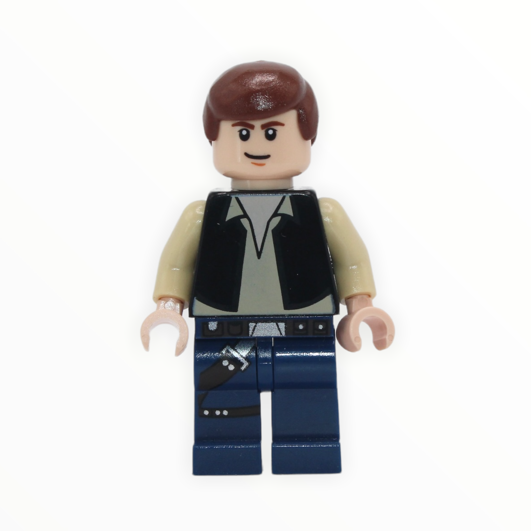 Han Solo (black vest, dark blue legs, eyes with pupils, 2011)