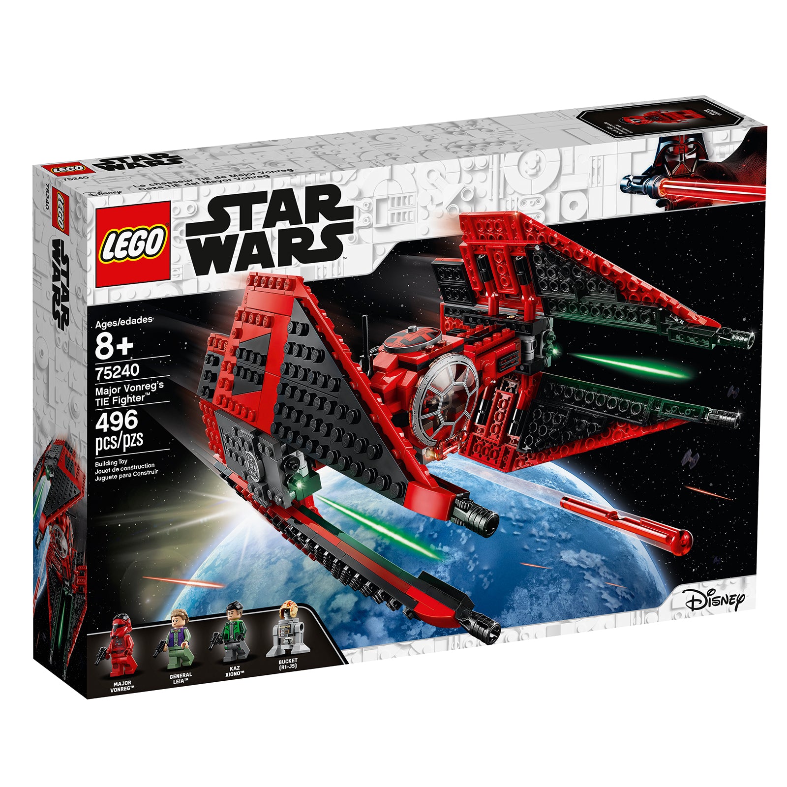 Retired Set 75240 Star Wars Major Vonregs TIE Fighter