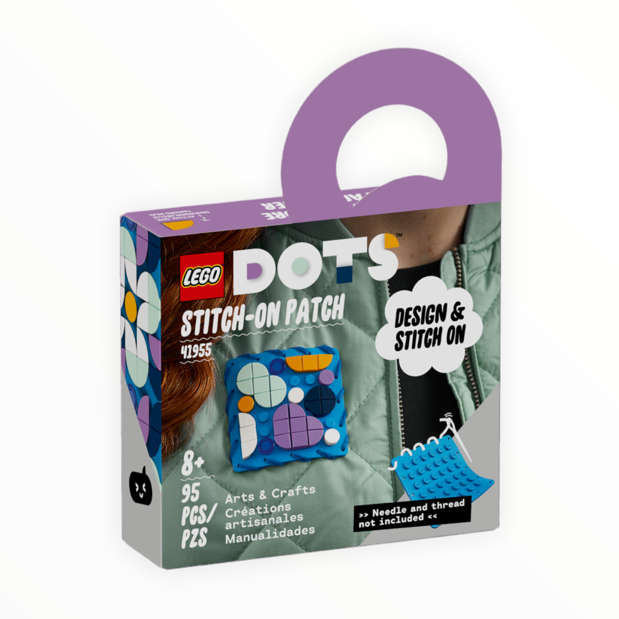 41955 DOTS Stitch-on Patch
