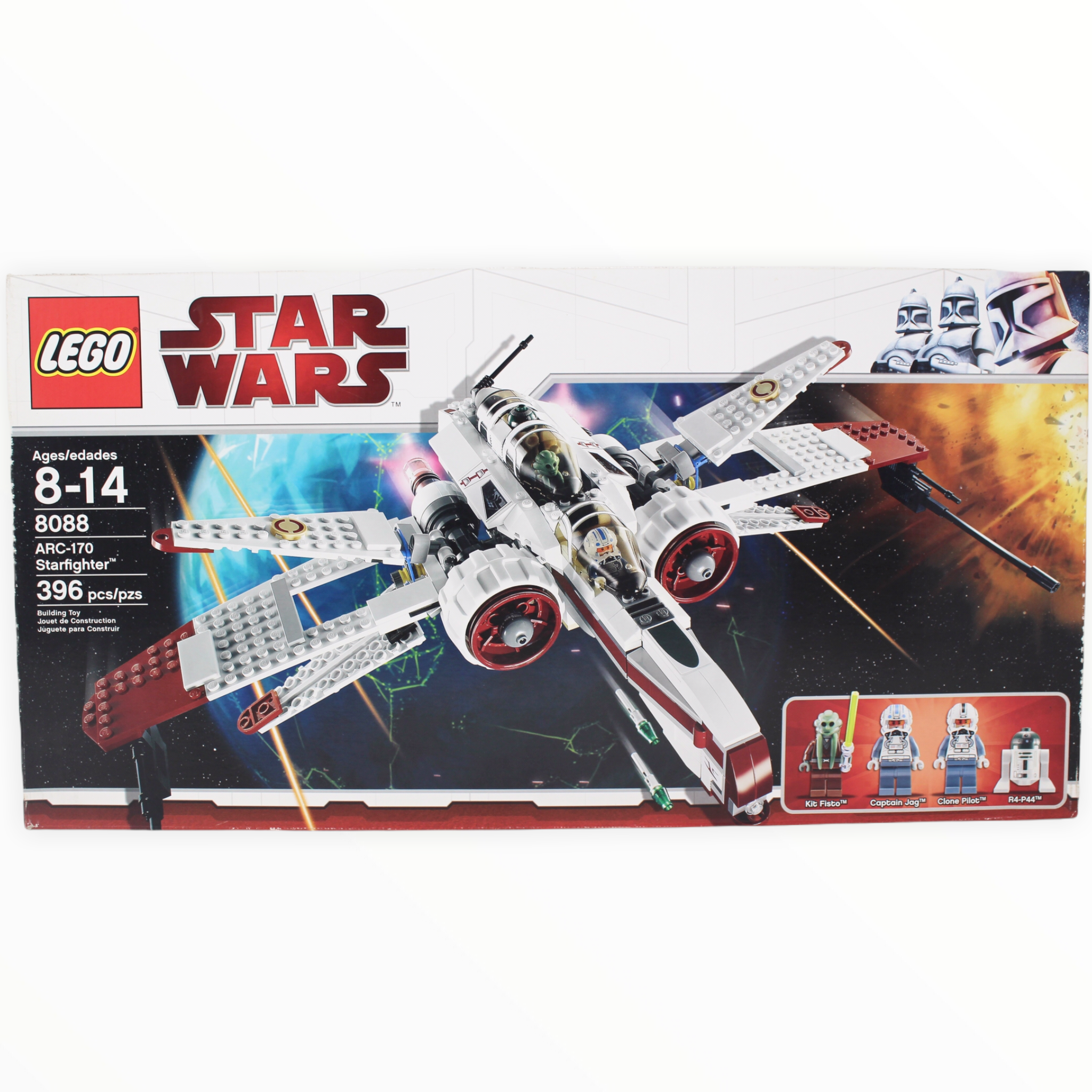 Retired Set 8088 Star Wars ARC-170 Starfighter