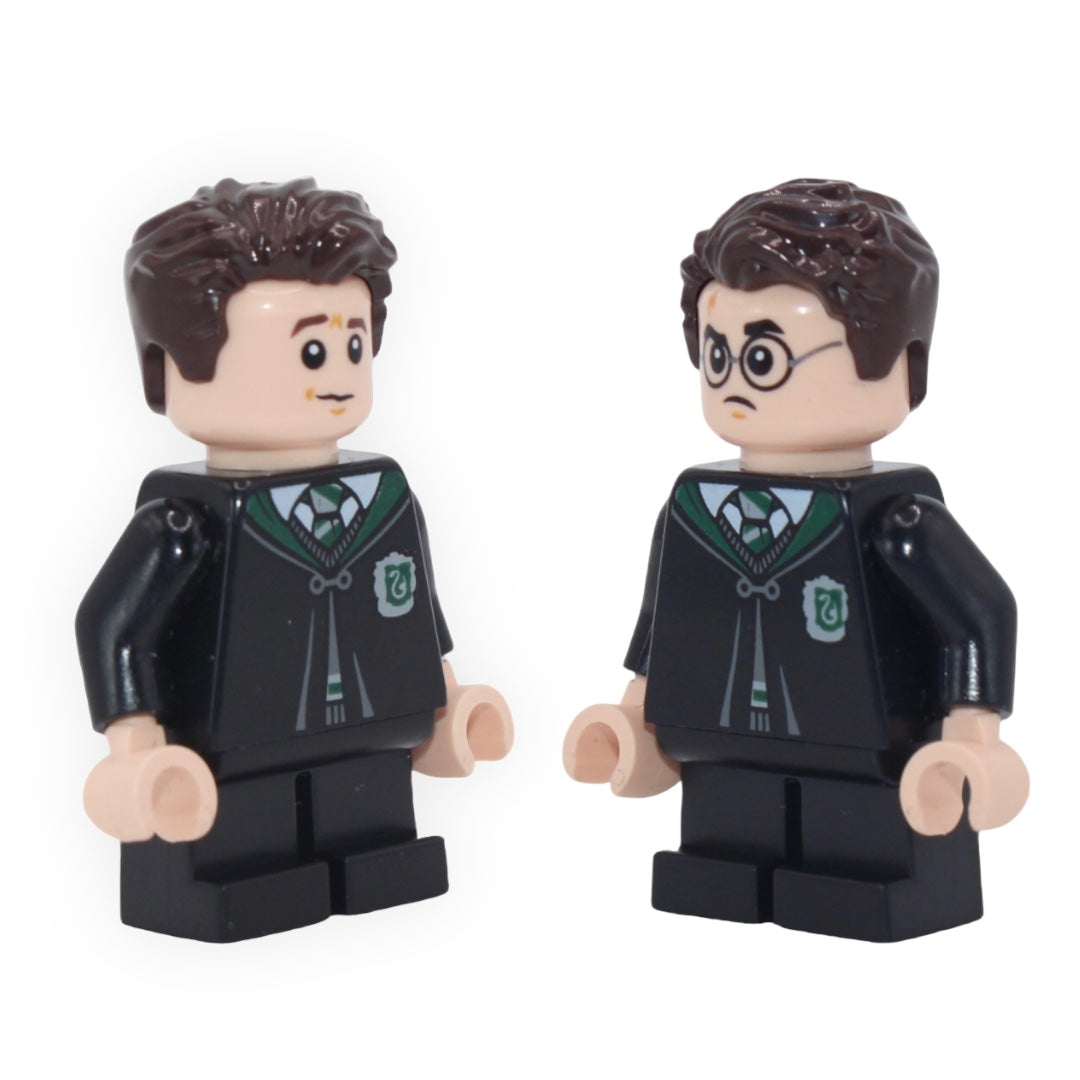 Gregory Goyle Harry Potter (Slytherin robe, short legs, dark brown h