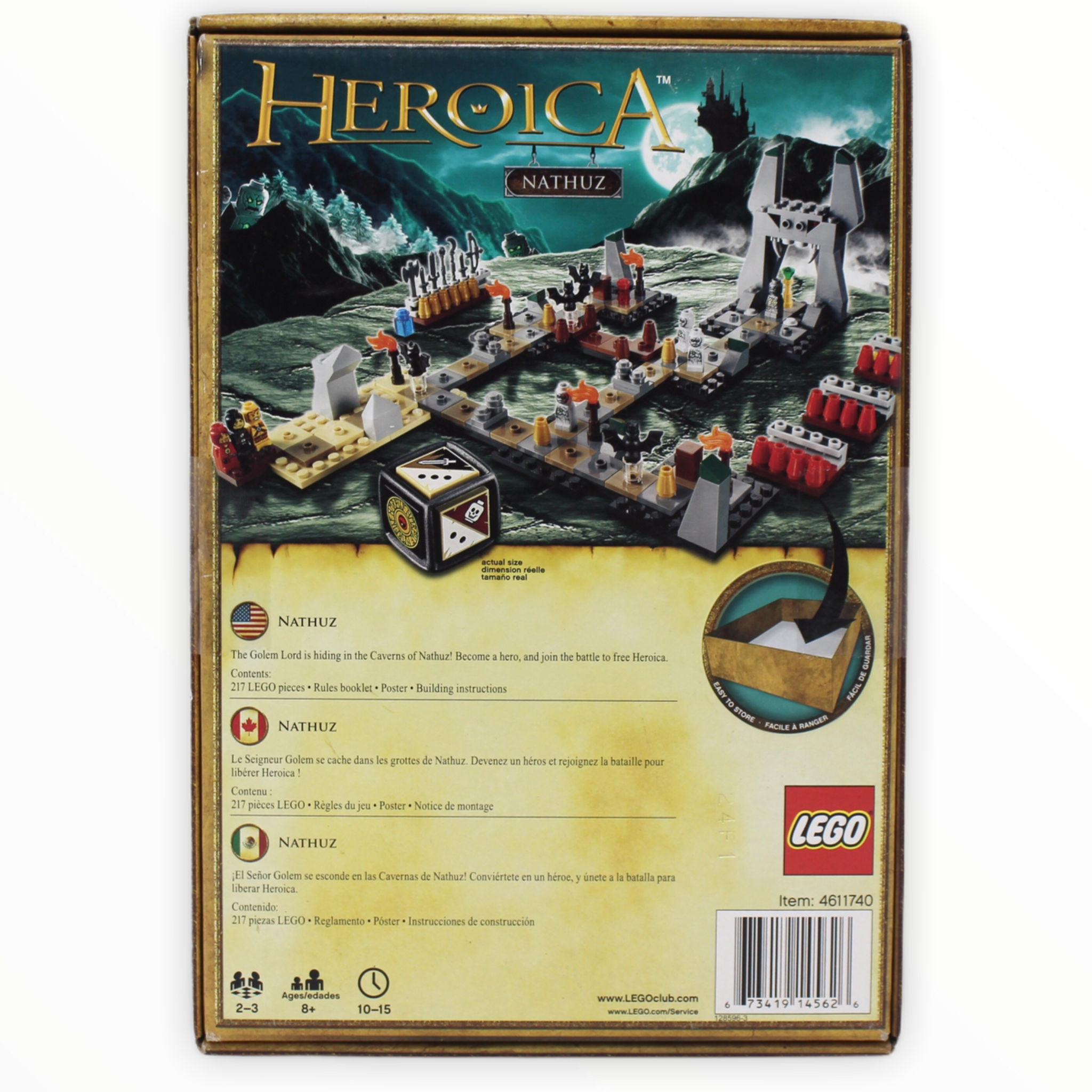 Certified Used Set 3859 Heroica Caverns of Nathuz