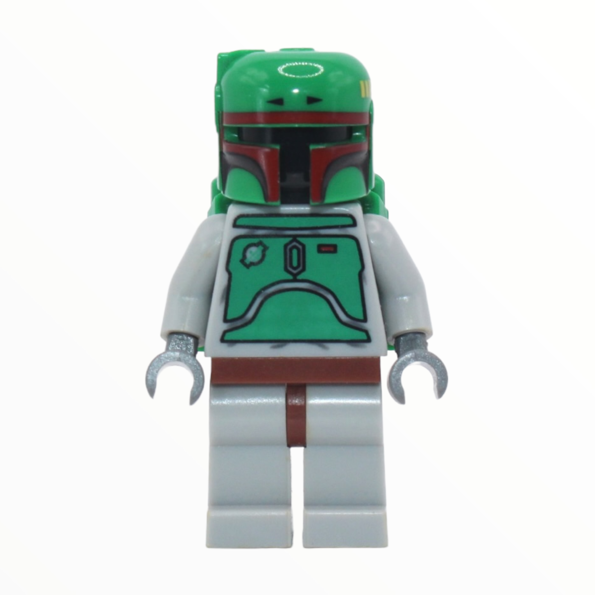 Boba Fett classic gray dark red highlights on helmet
