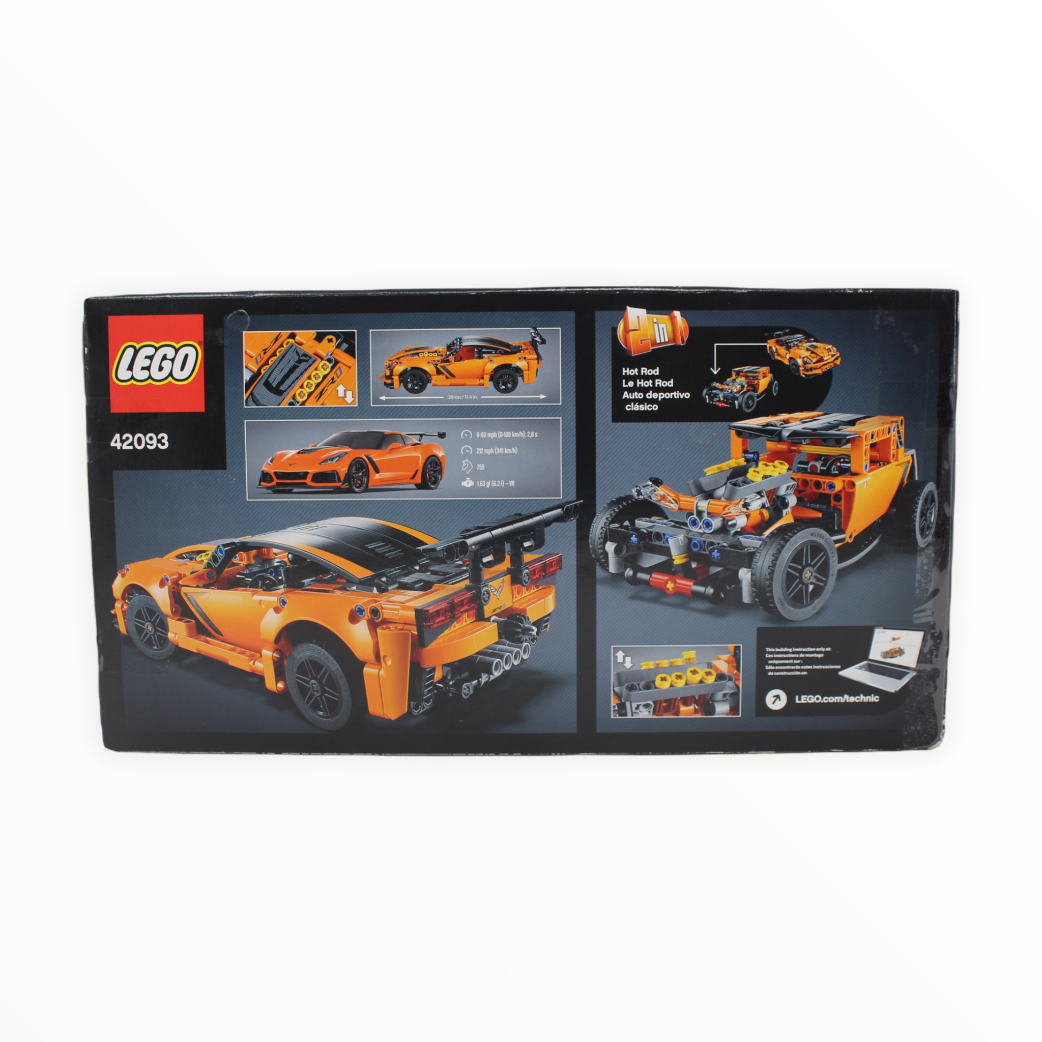 Certified Used Set 42093 Technic Chevrolet Corvette ZR1