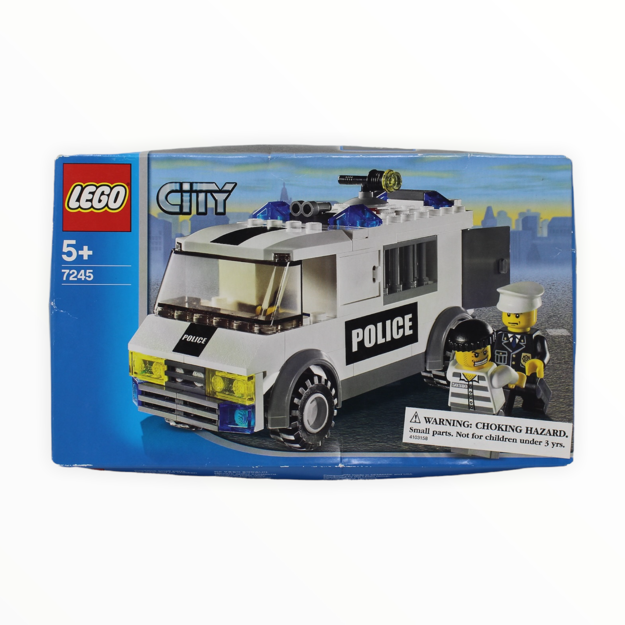 Retired Set 7245 City Prisoner Transport (Black/Green sticker version)