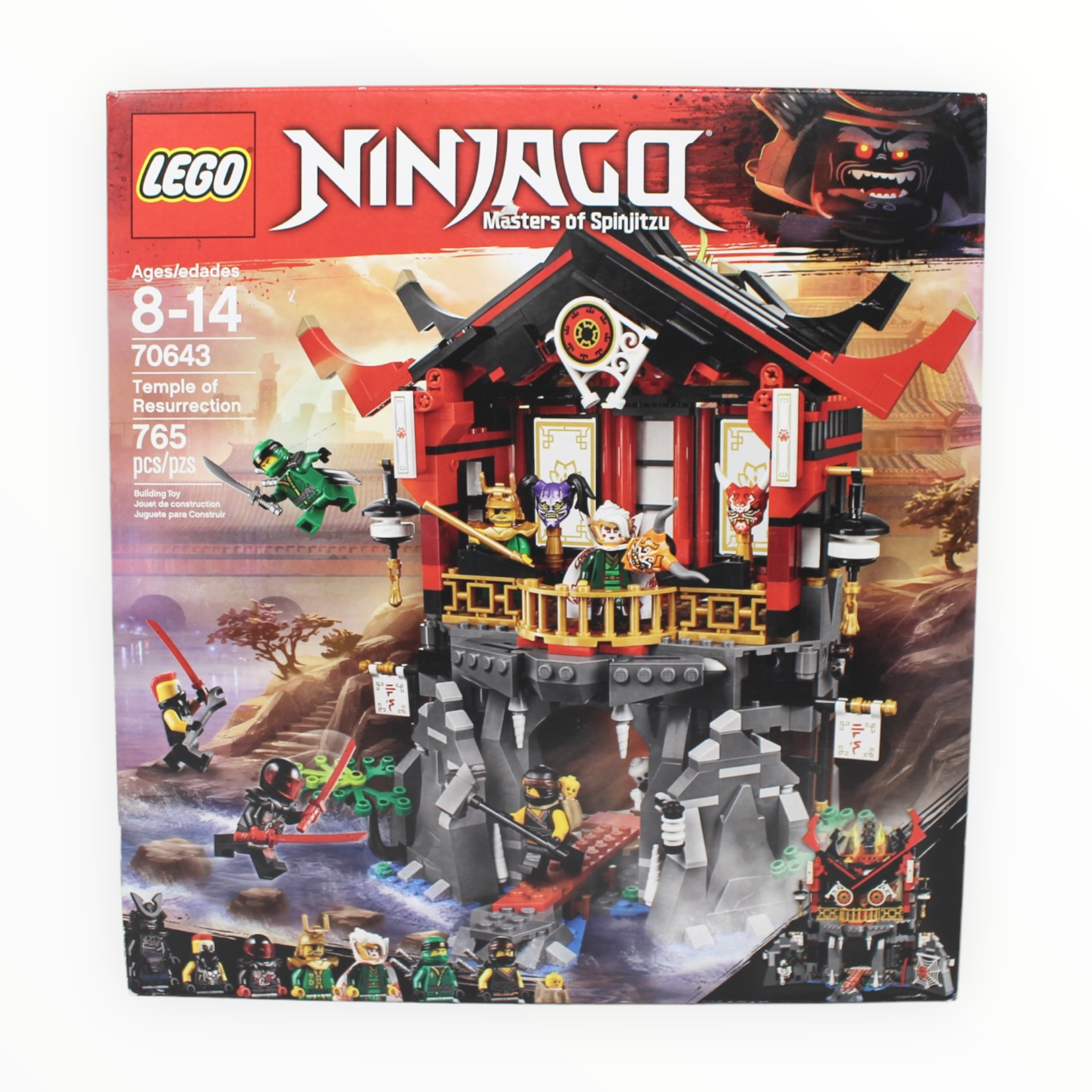 Retired Set 70643 Ninjago Temple of Resurrection
