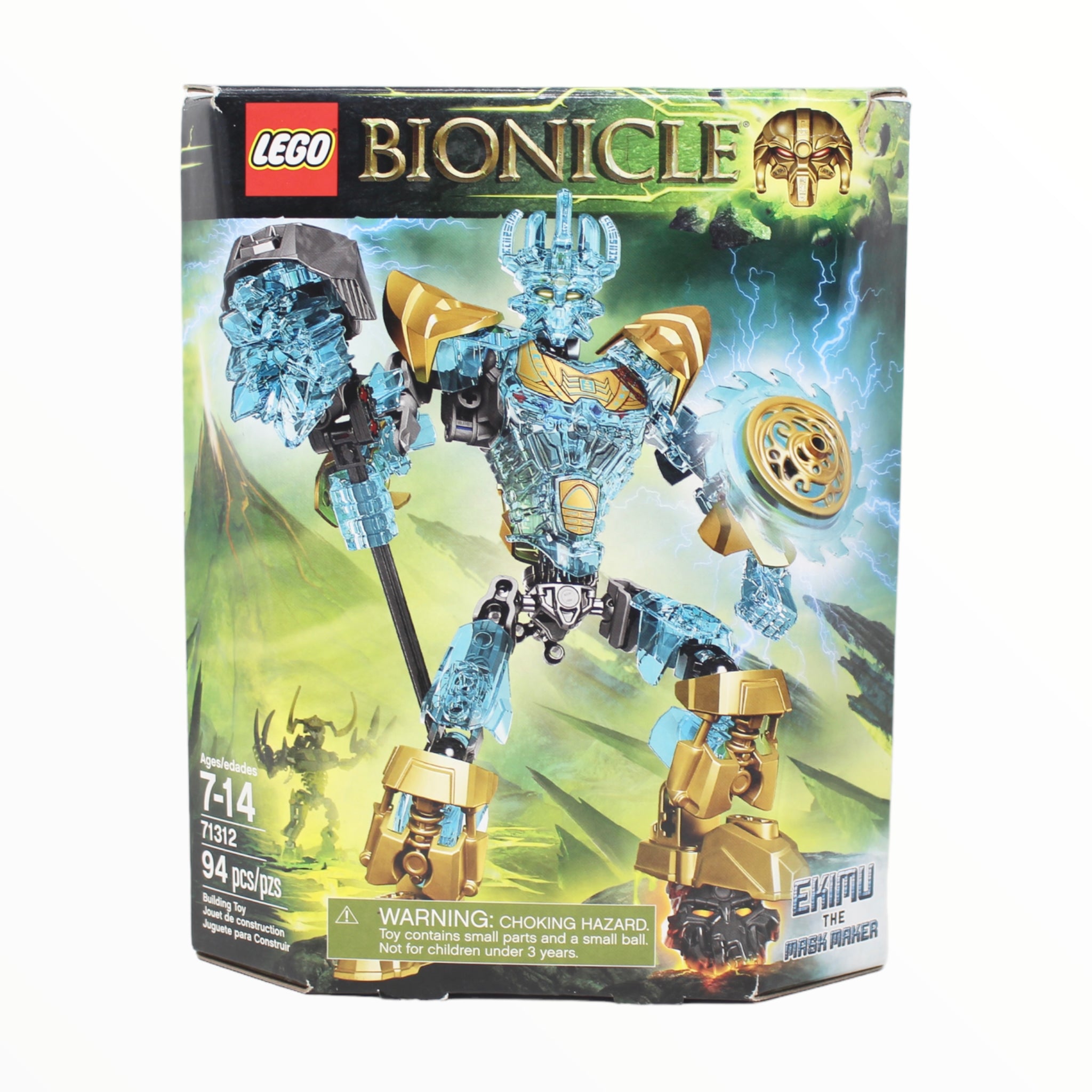 Certified Used Set 71312 Bionicle Ekimu the Mask Maker