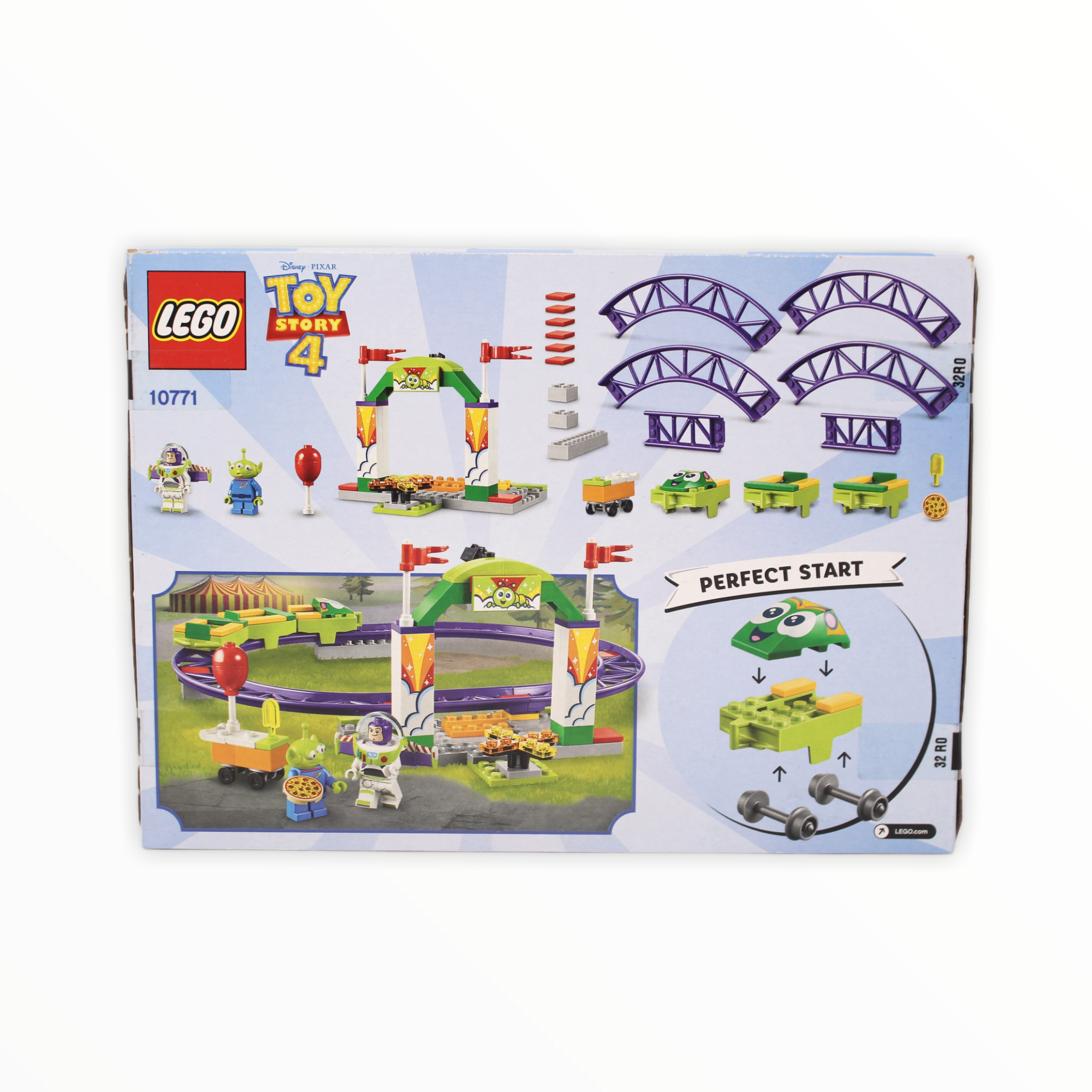 Retired Set 10771 Toy Story 4 Carnival Thrill Coaster