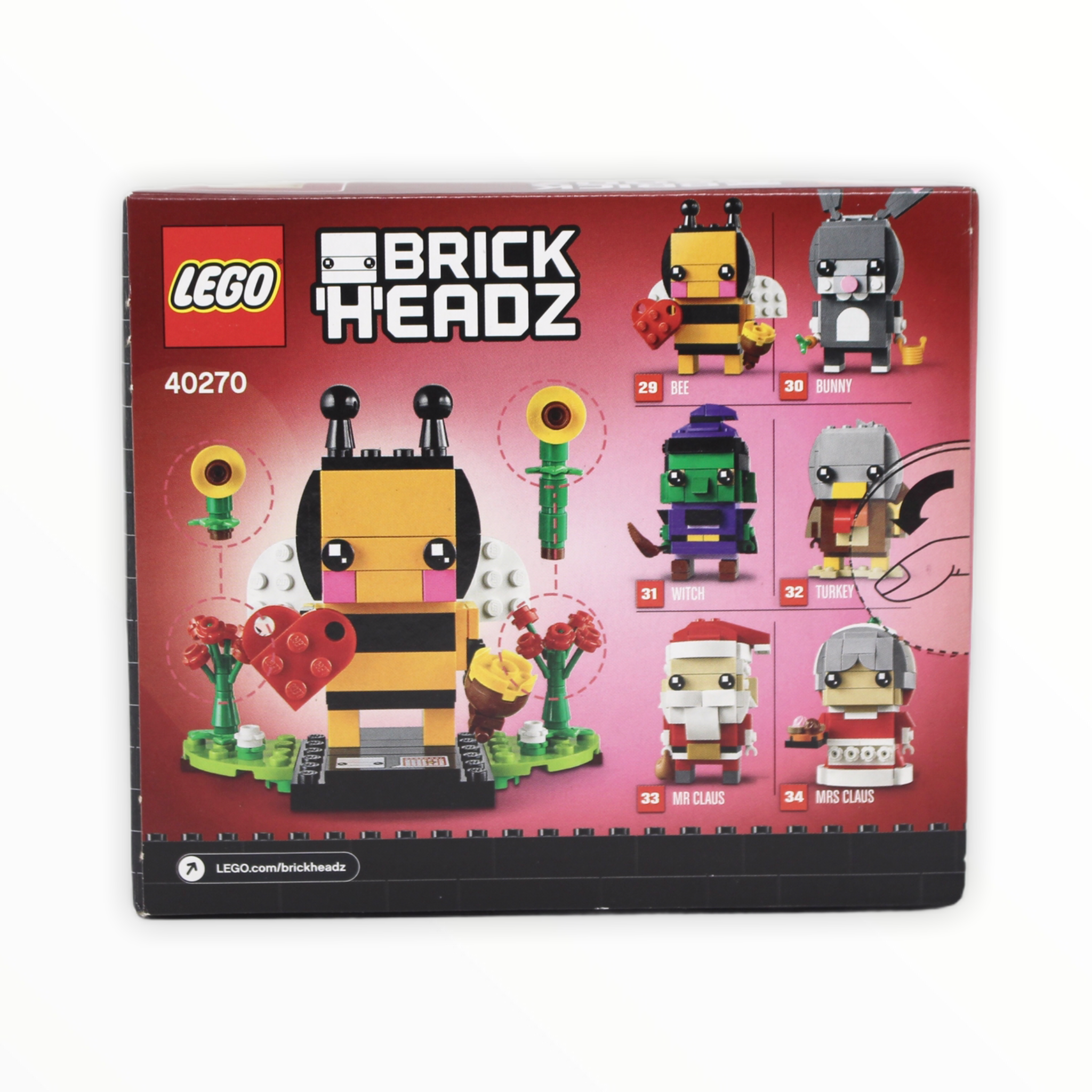 Retired Set 40270 BrickHeadz Valentine’s Bee