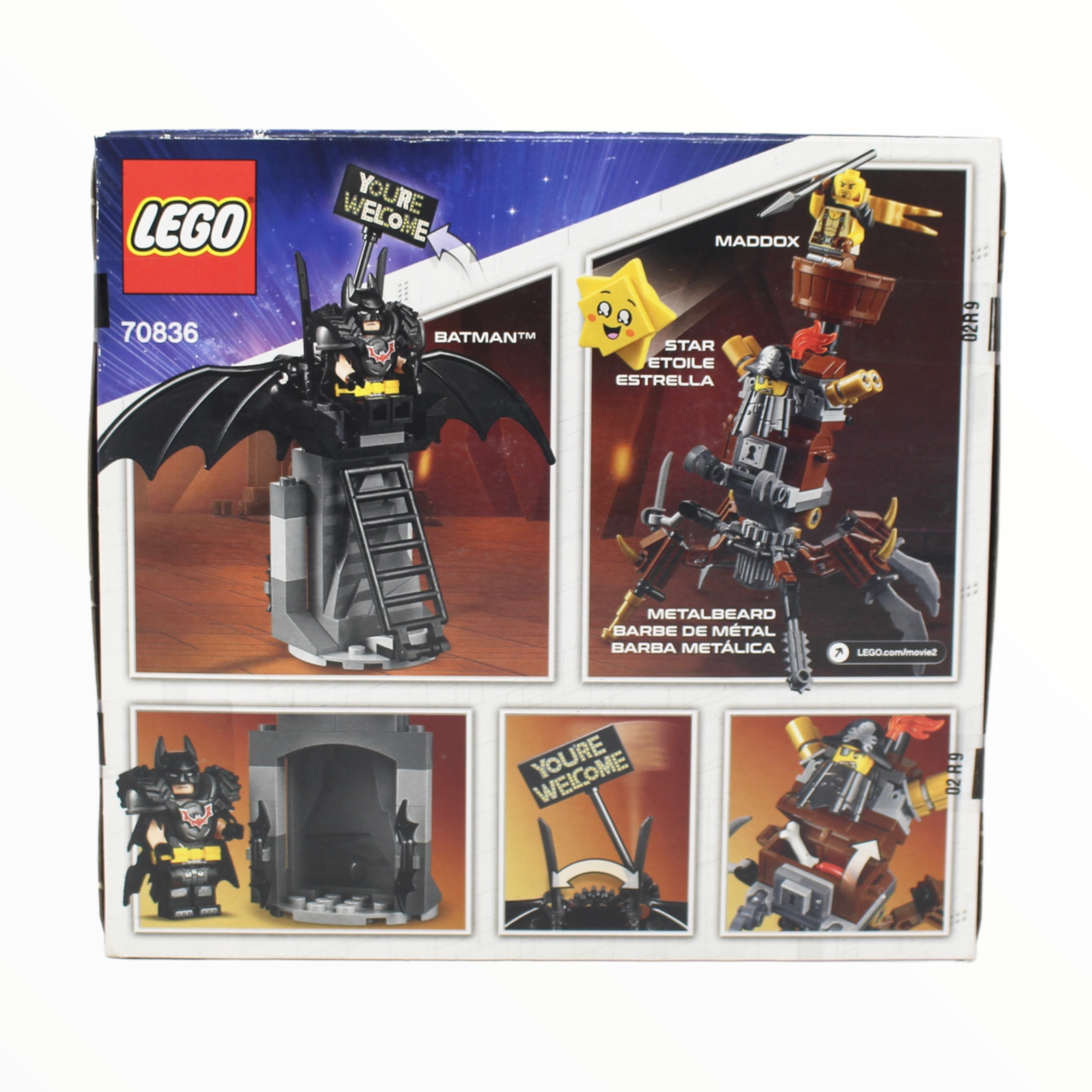 Retired Set 70836 LEGO Movie 2 Battle-Ready Batman and MetalBeard