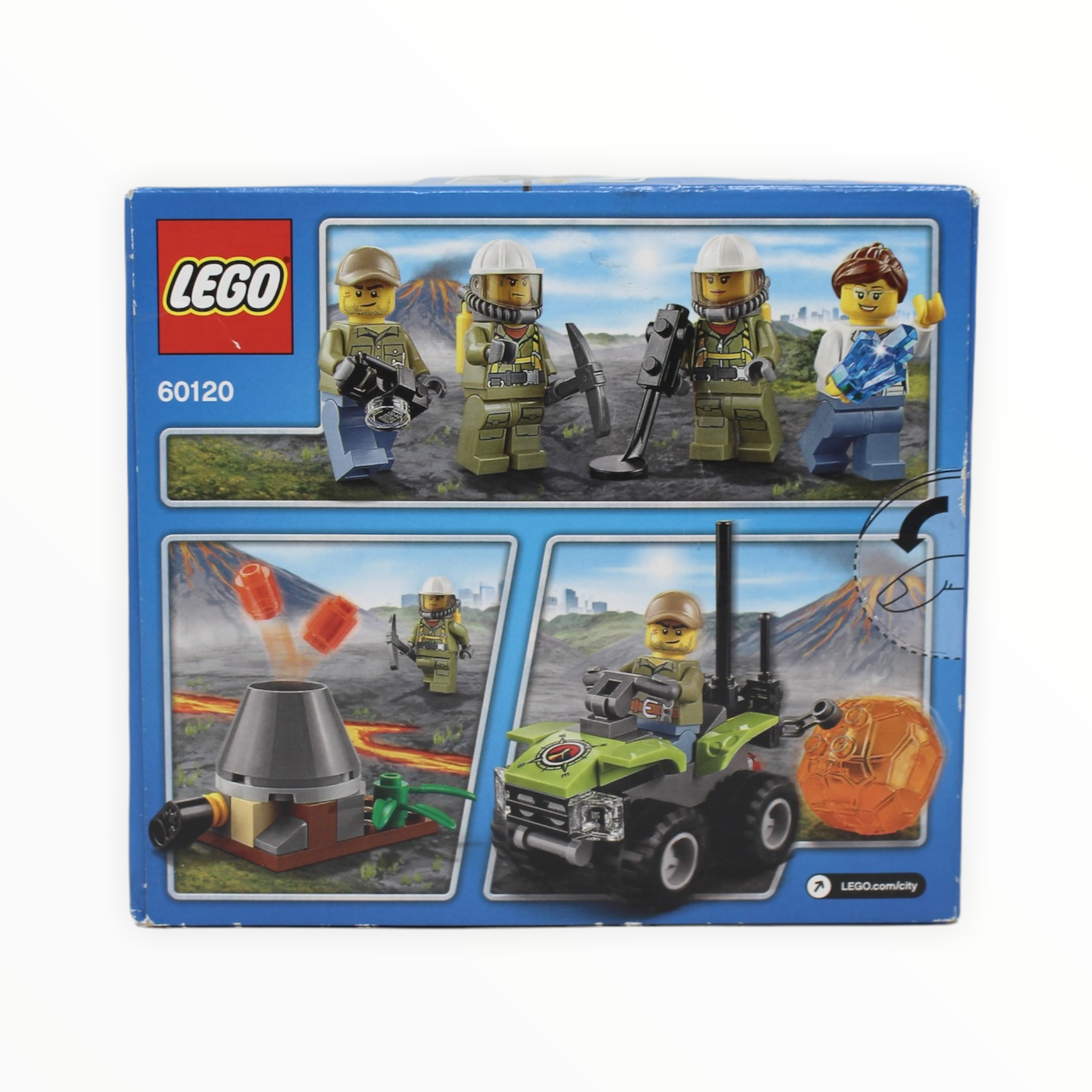 Retired Set 60120 City Volcano Starter Set