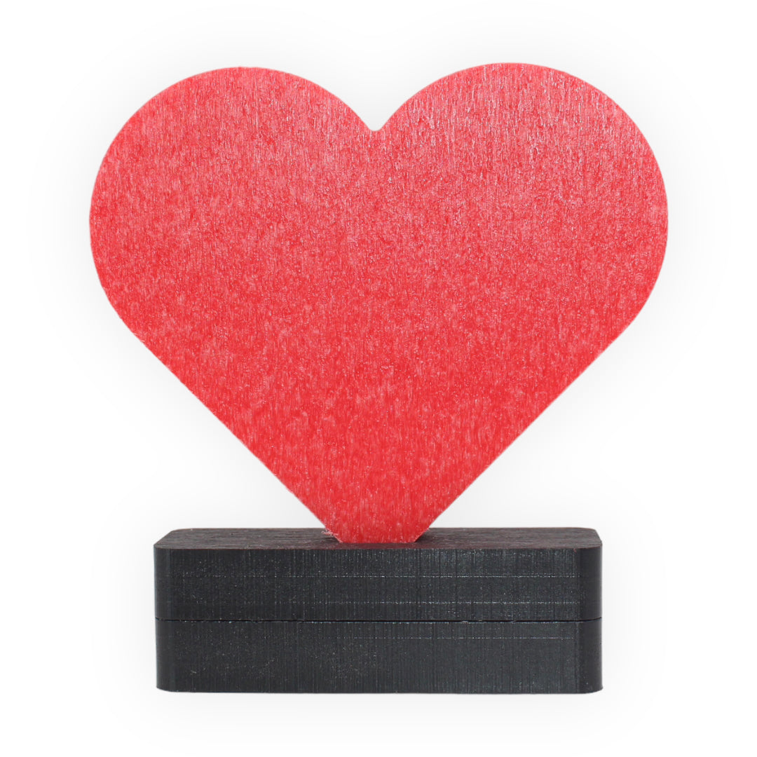 Heart-Shaped Minifigure Display Stand
