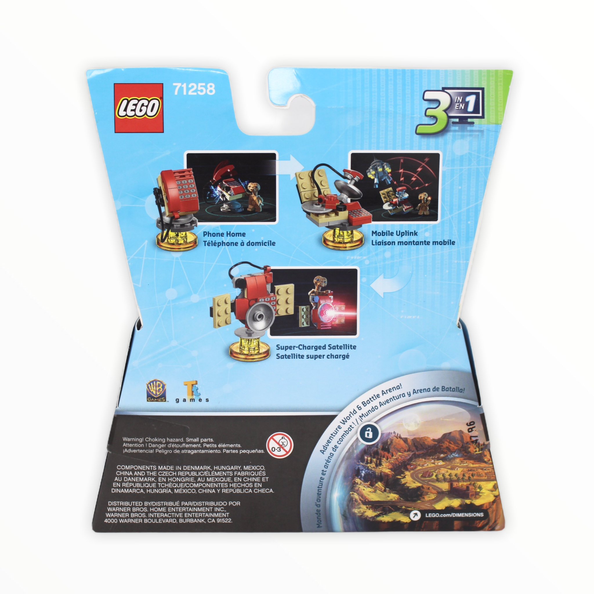 Retired Set 71258 Dimensions E.T. and Phone Home