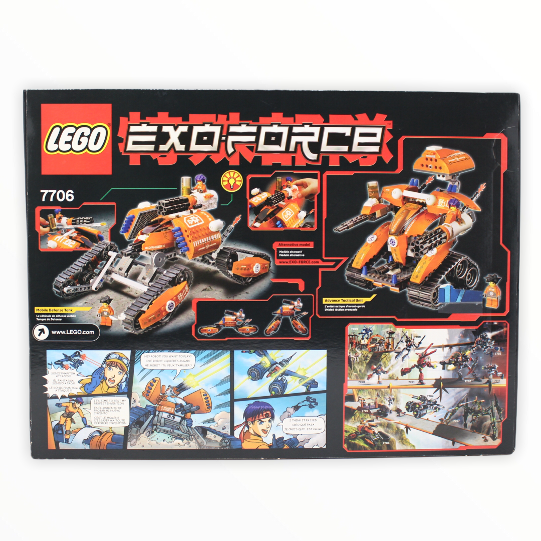 Retired Set 7706 Exo-Force Mobile Defense Tank