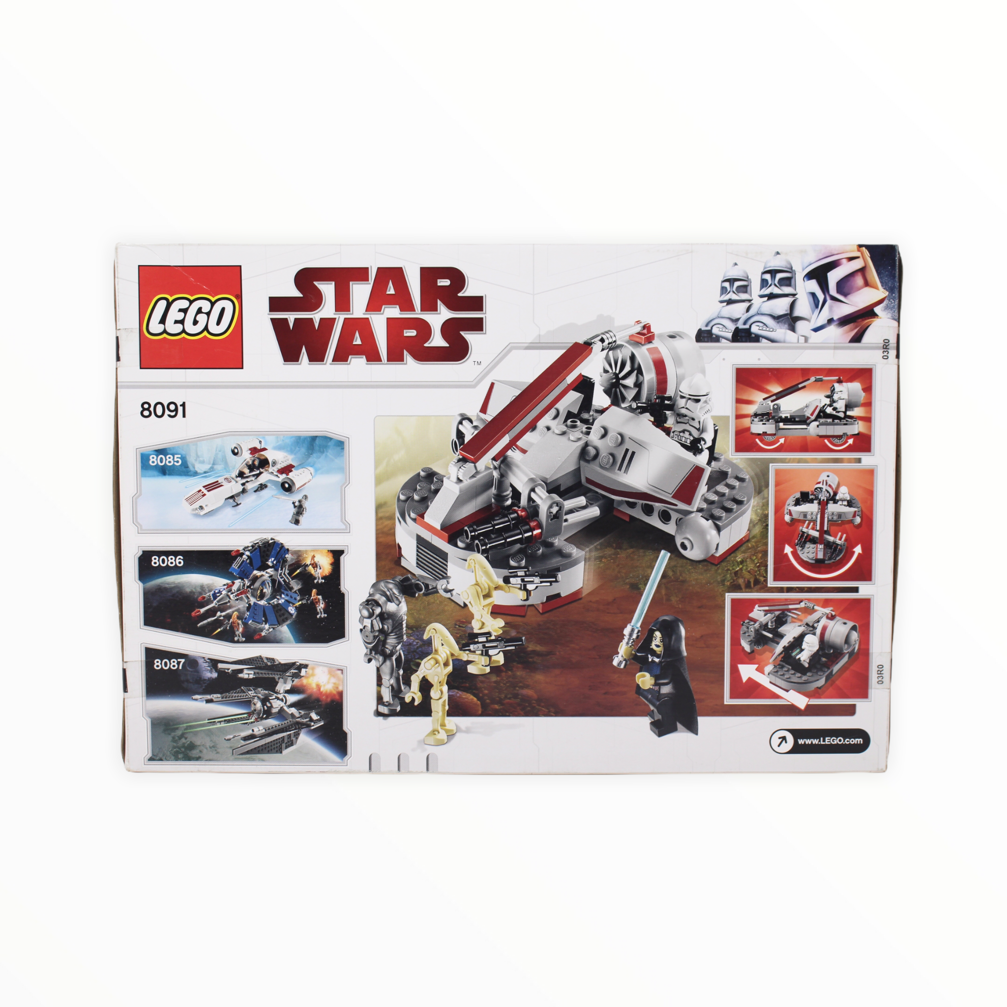 Retired Set 8091 Star Wars Republic Swamp Speeder