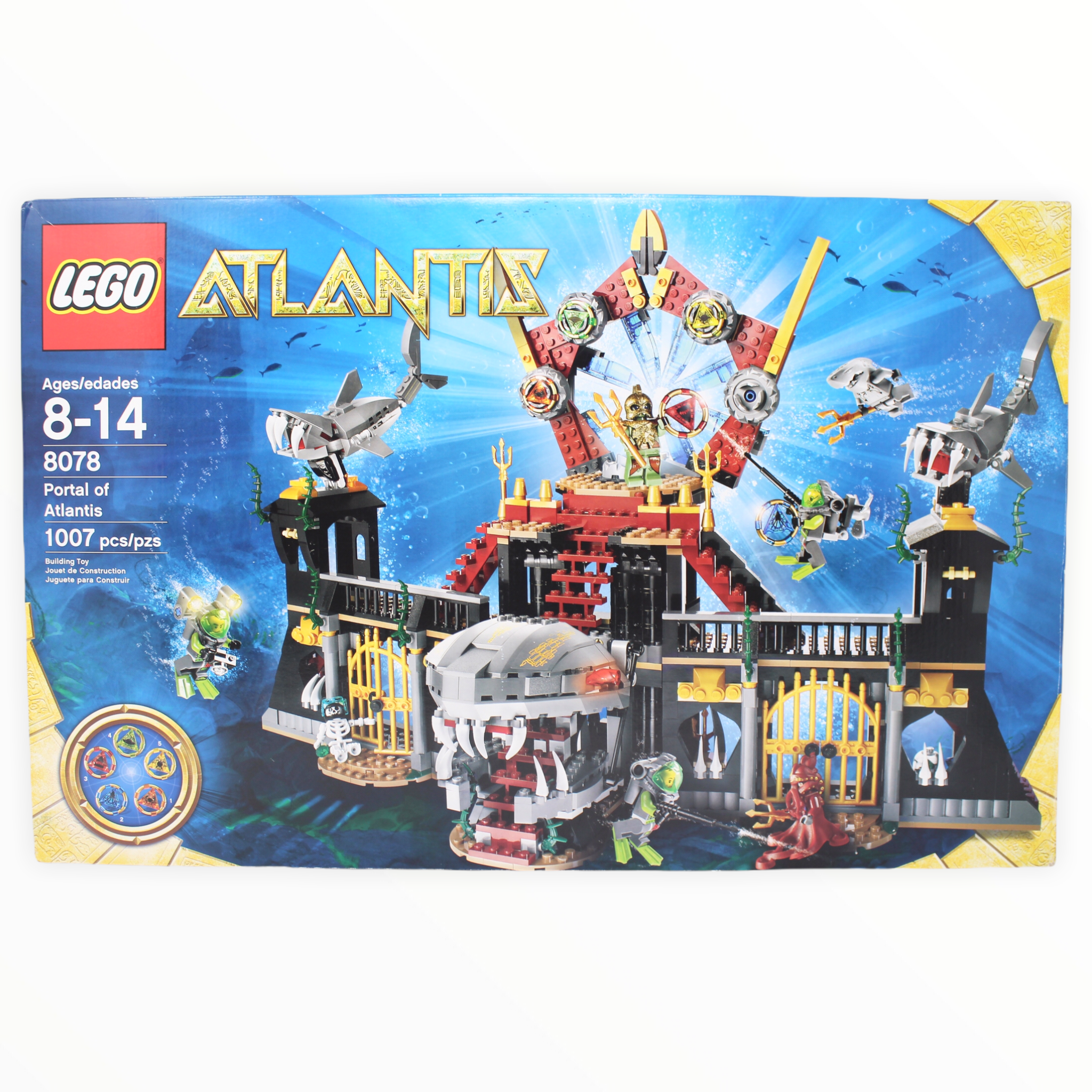 Certified Used Set 8078 Atlantis Portal of Atlantis
