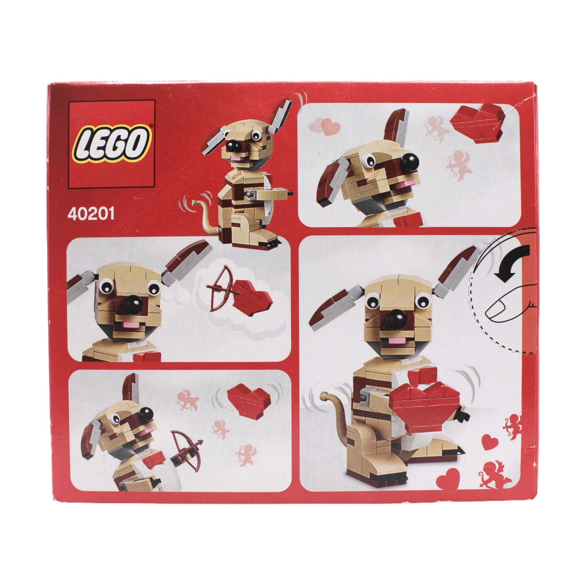 Retired Set 40201 LEGO Valentine’s Cupid Dog