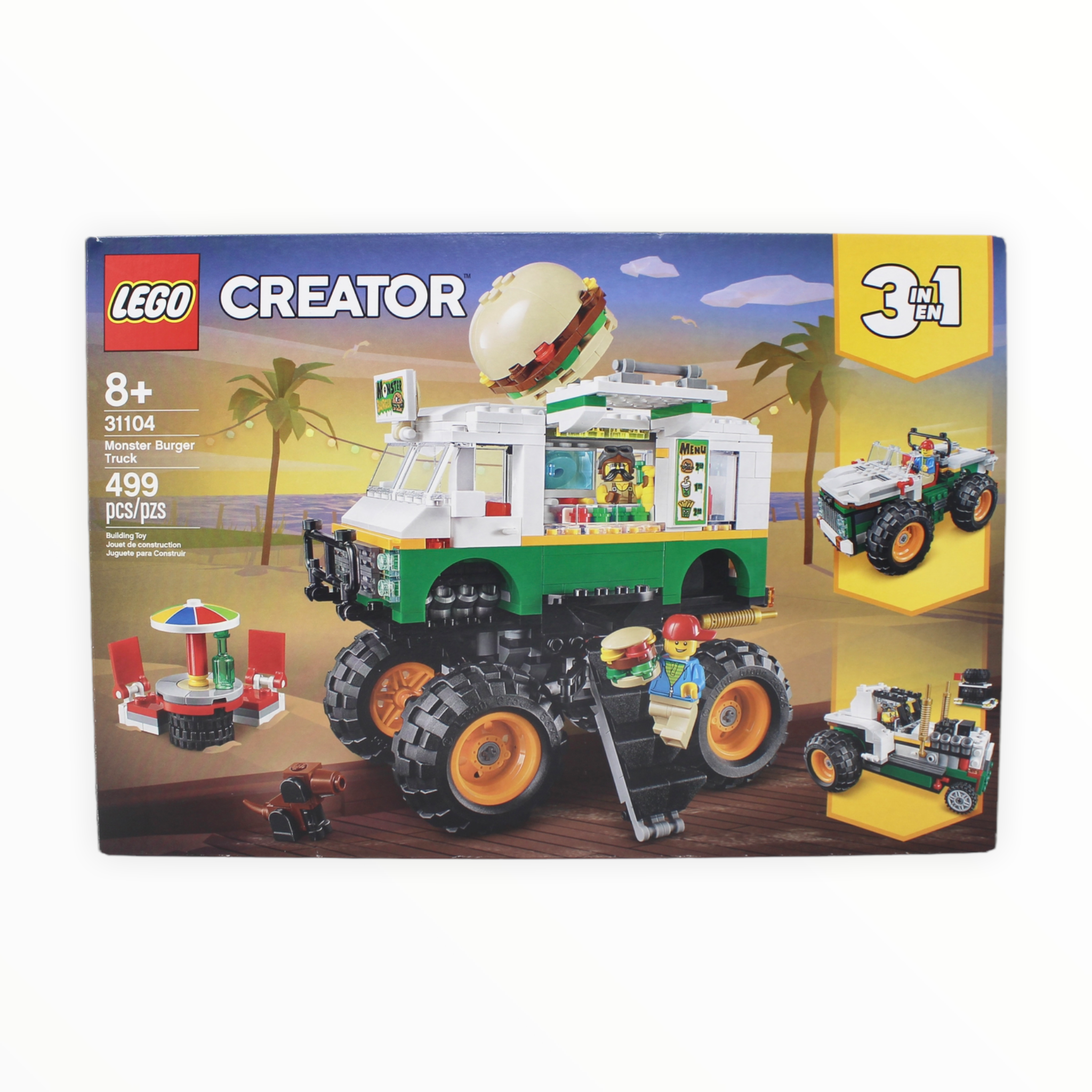 Certified Used Set 31104 Creator Monster Burger Truck