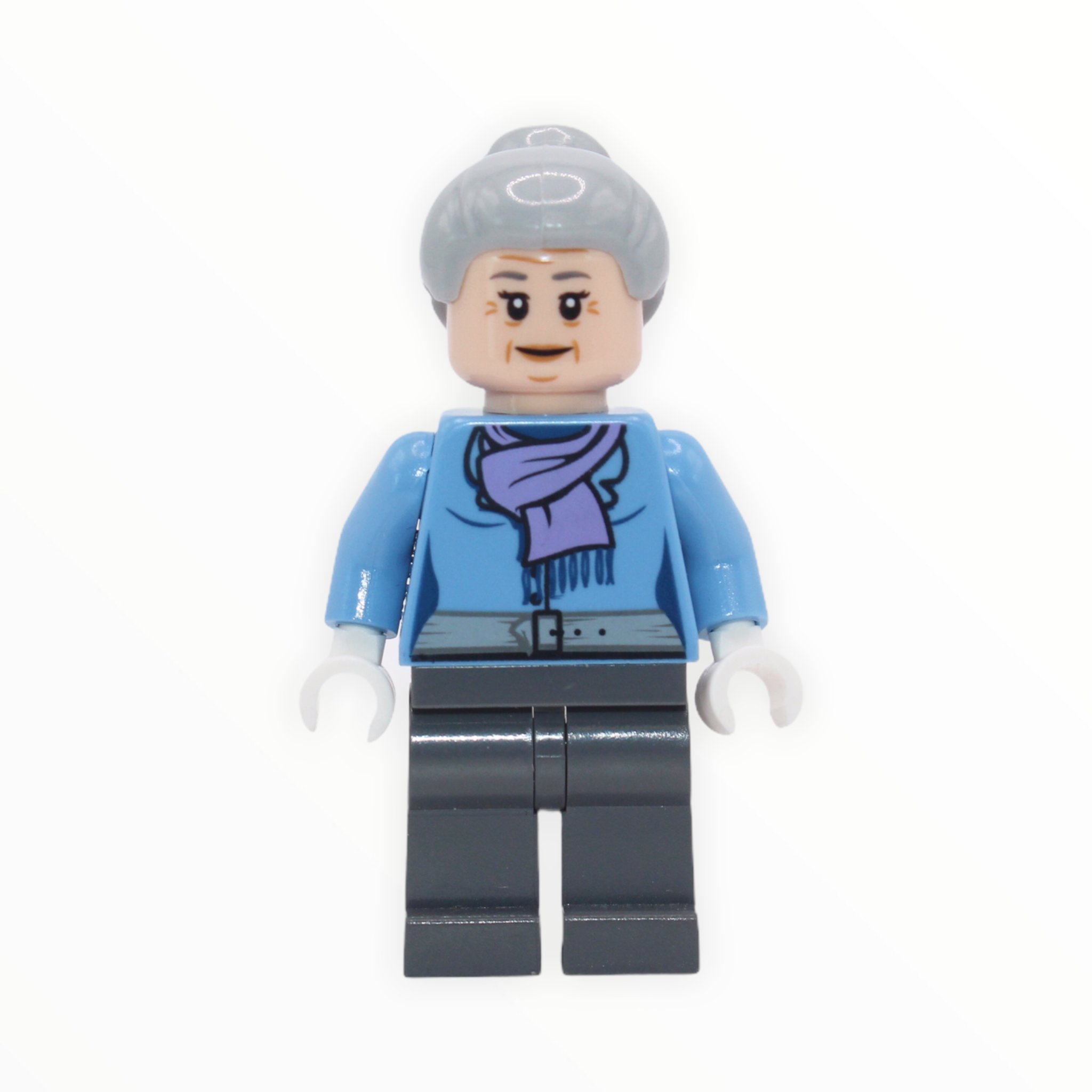 Aunt May (lavender scarf, 2016)