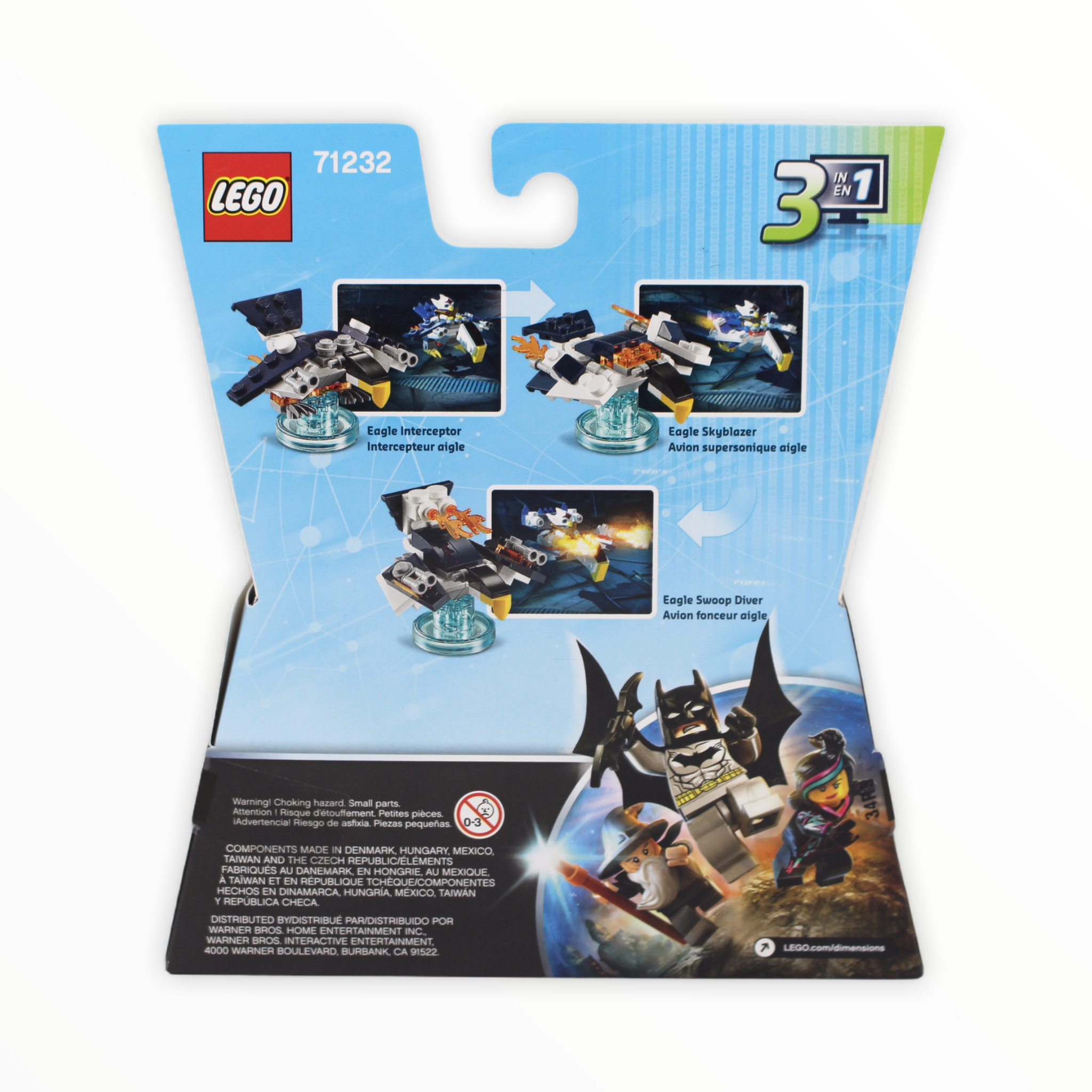 Retired Set 71232 Dimensions Fun Pack - Legends of Chima Eris and Eagle Interceptor