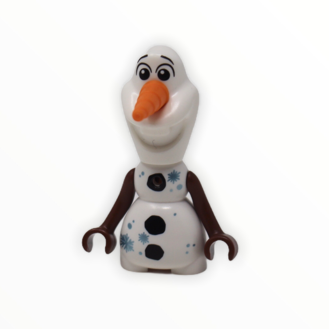 Olaf (metallic blue snowflakes)