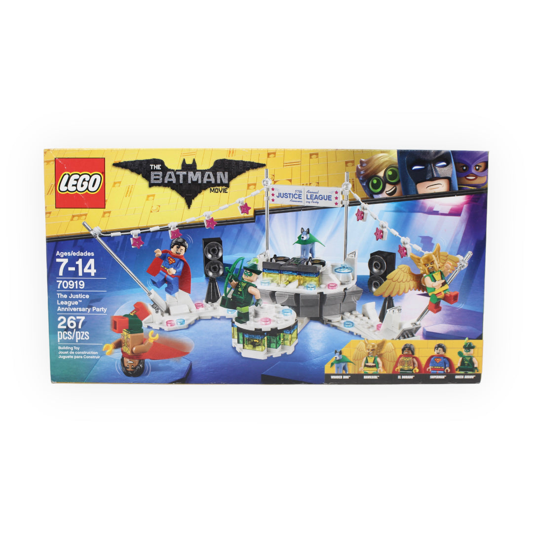 Retired Set 70919 The LEGO Batman Movie The Justice League Anniversary Party