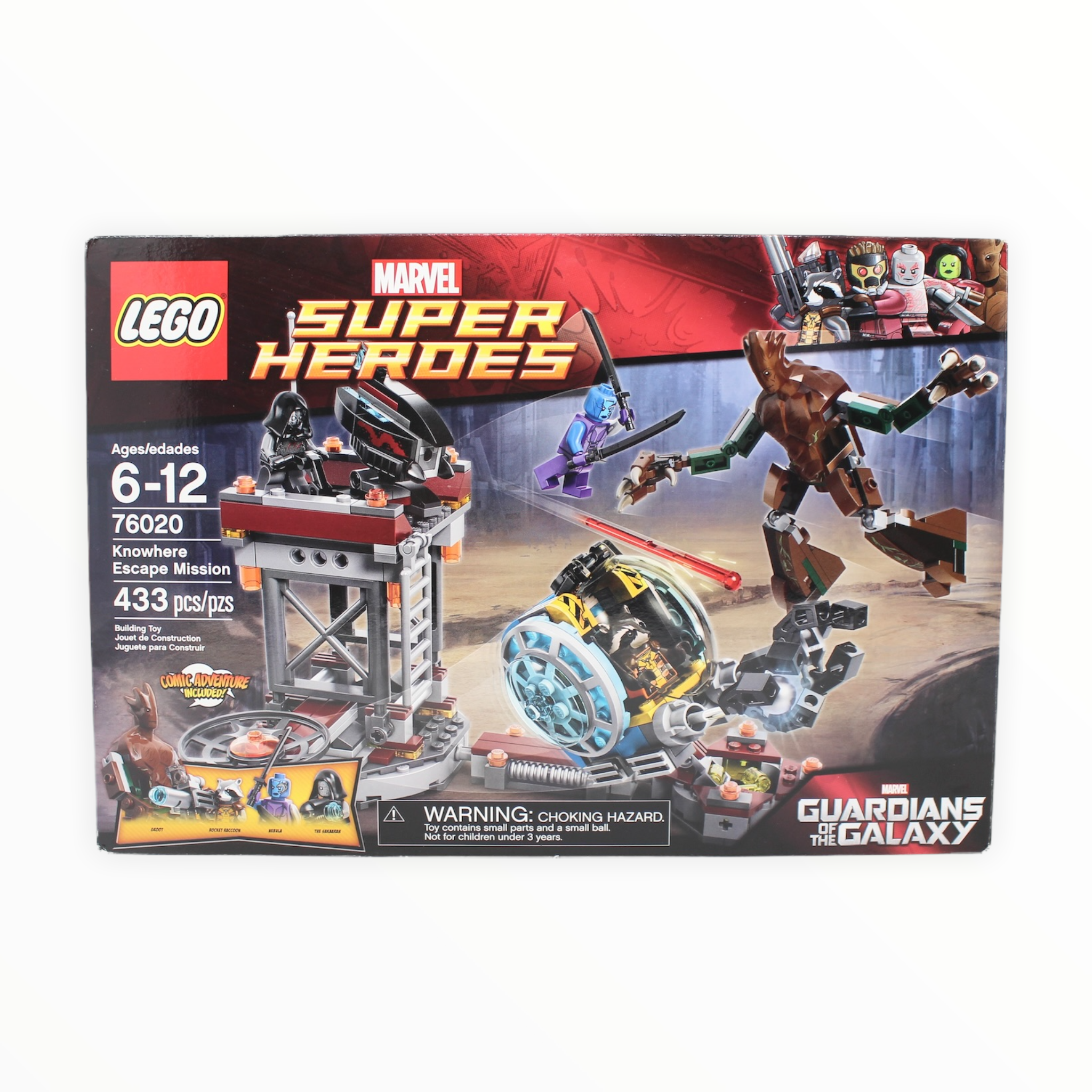 Certified Used Set 76020 Marvel Super Heroes Knowhere Escape Mission