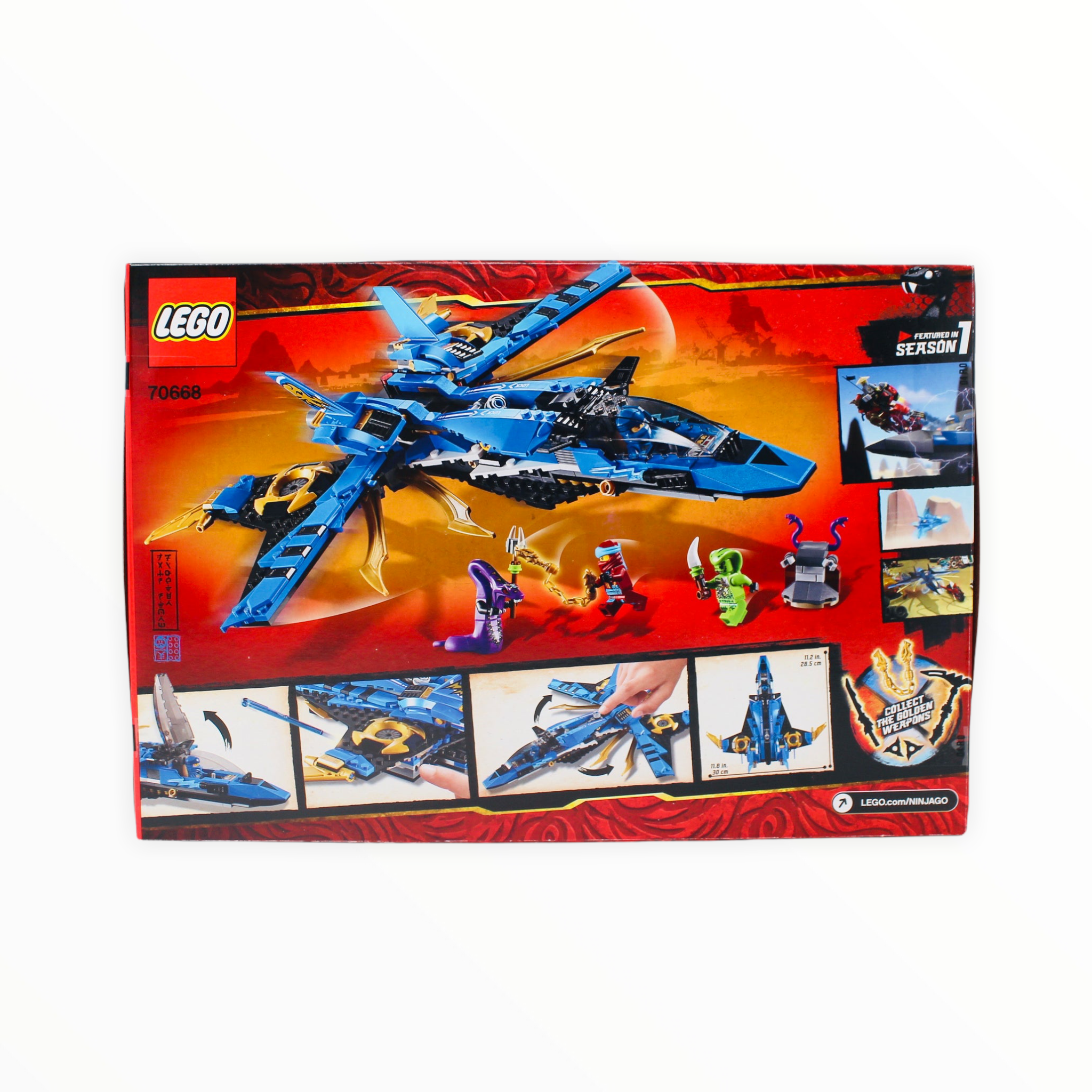 Retired Set 70668 Ninjago Jay’s Storm Fighter