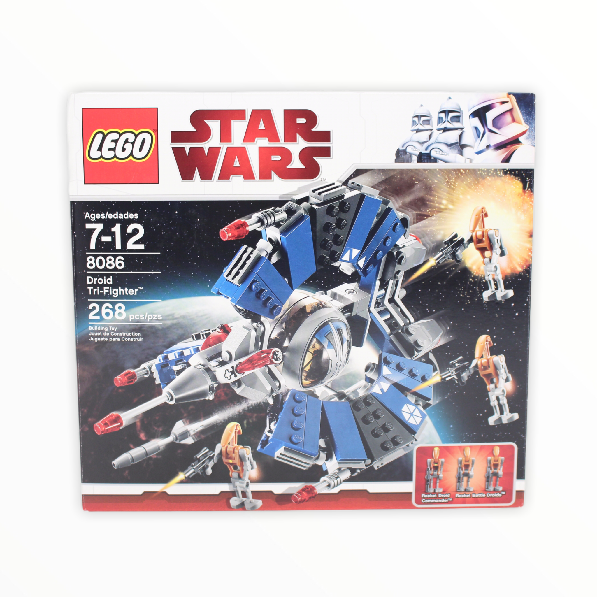 Retired Set 8086 Star Wars Droid Tri-Fighter