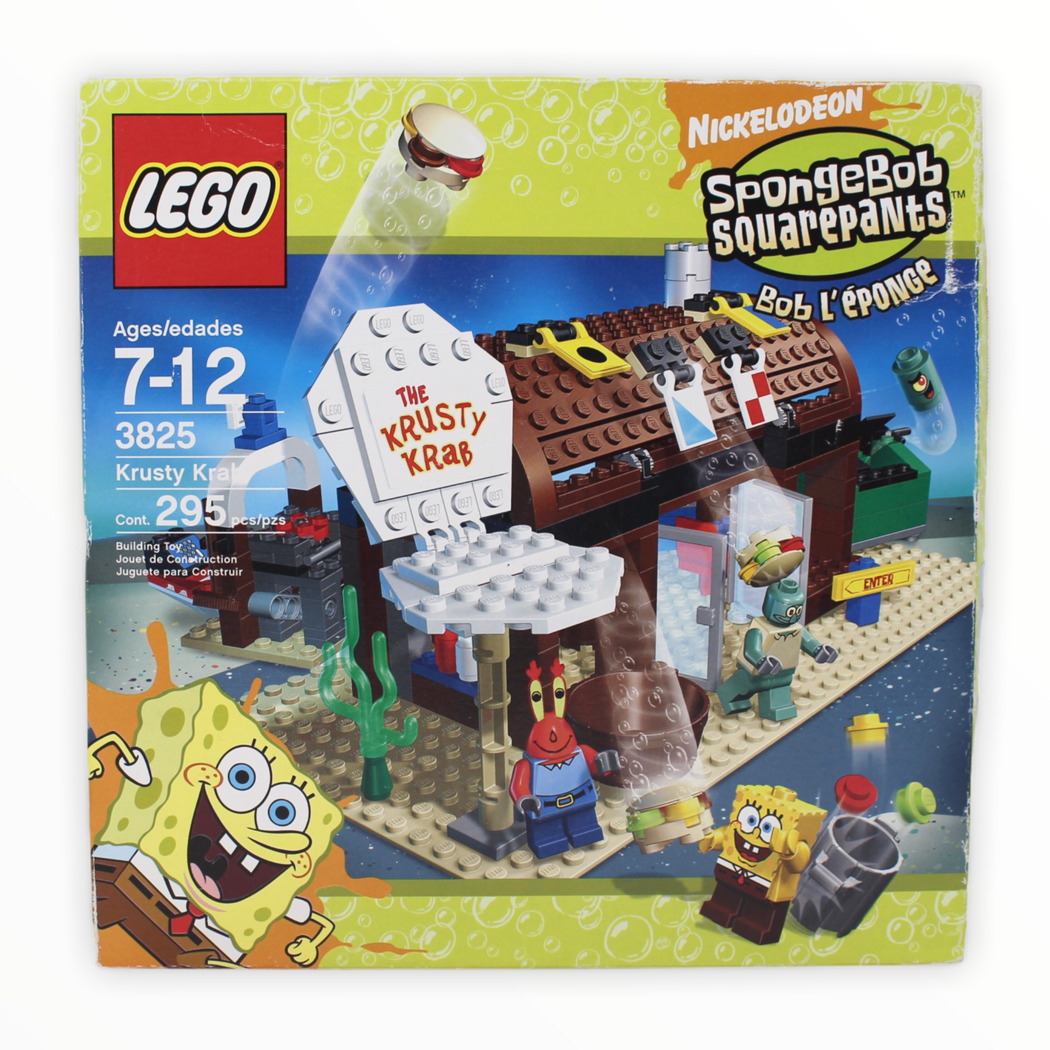 Retired Set 3825 Spongebob Squarepants Krusty Krab