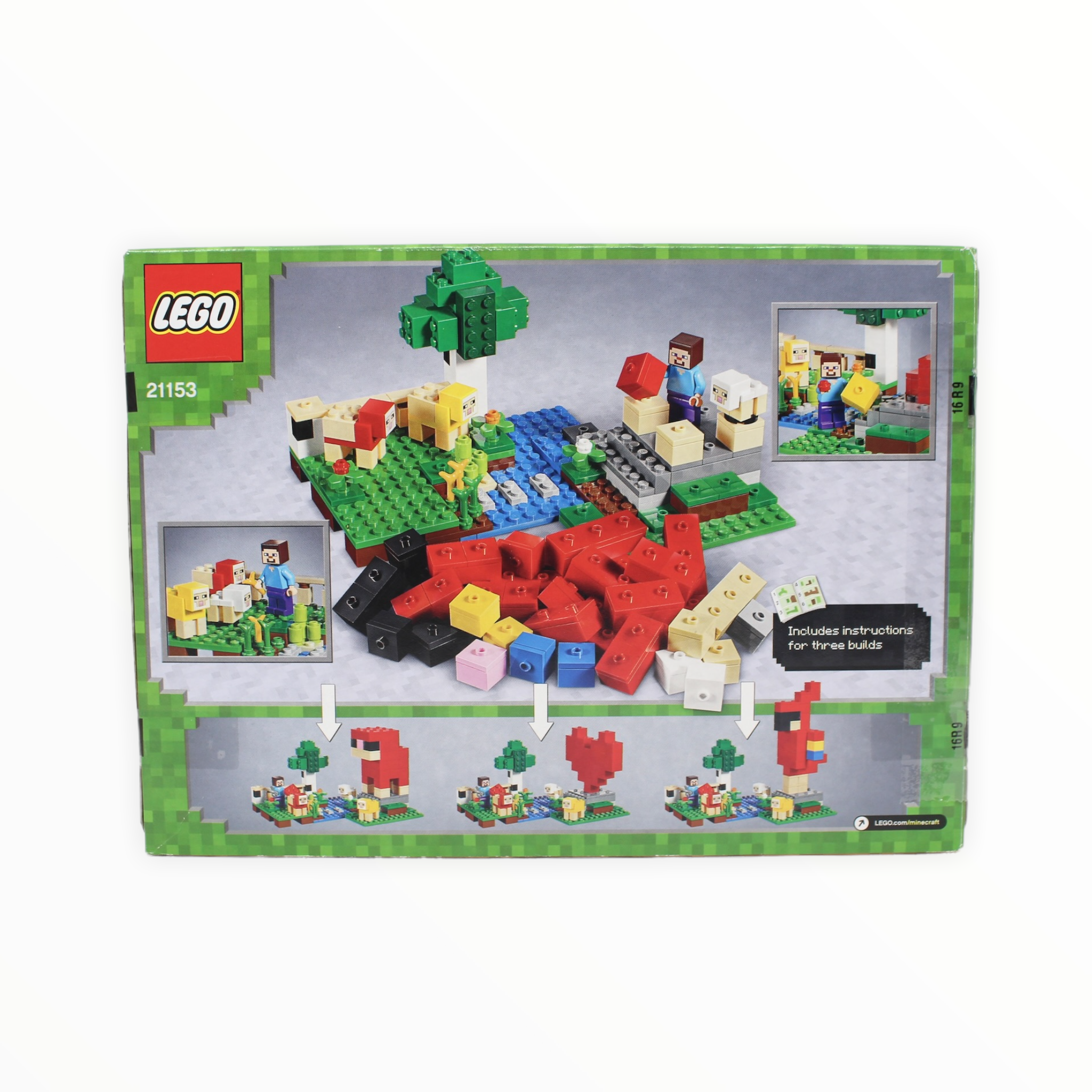 Certified Used Set 21153 Minecraft The Wool Farm