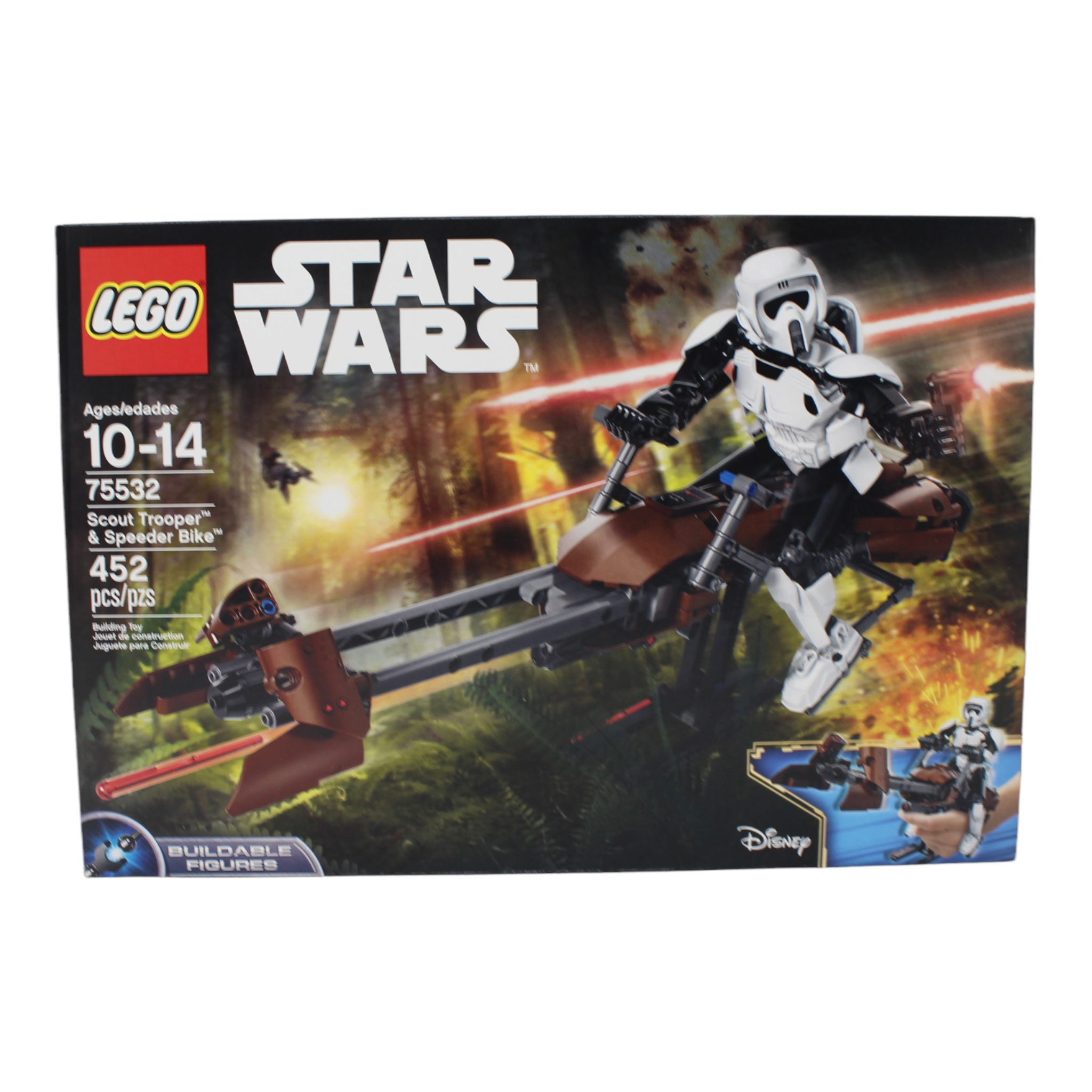 Retired Set 75532 Star Wars Buildable Figures Scout Trooper & Speeder Bike