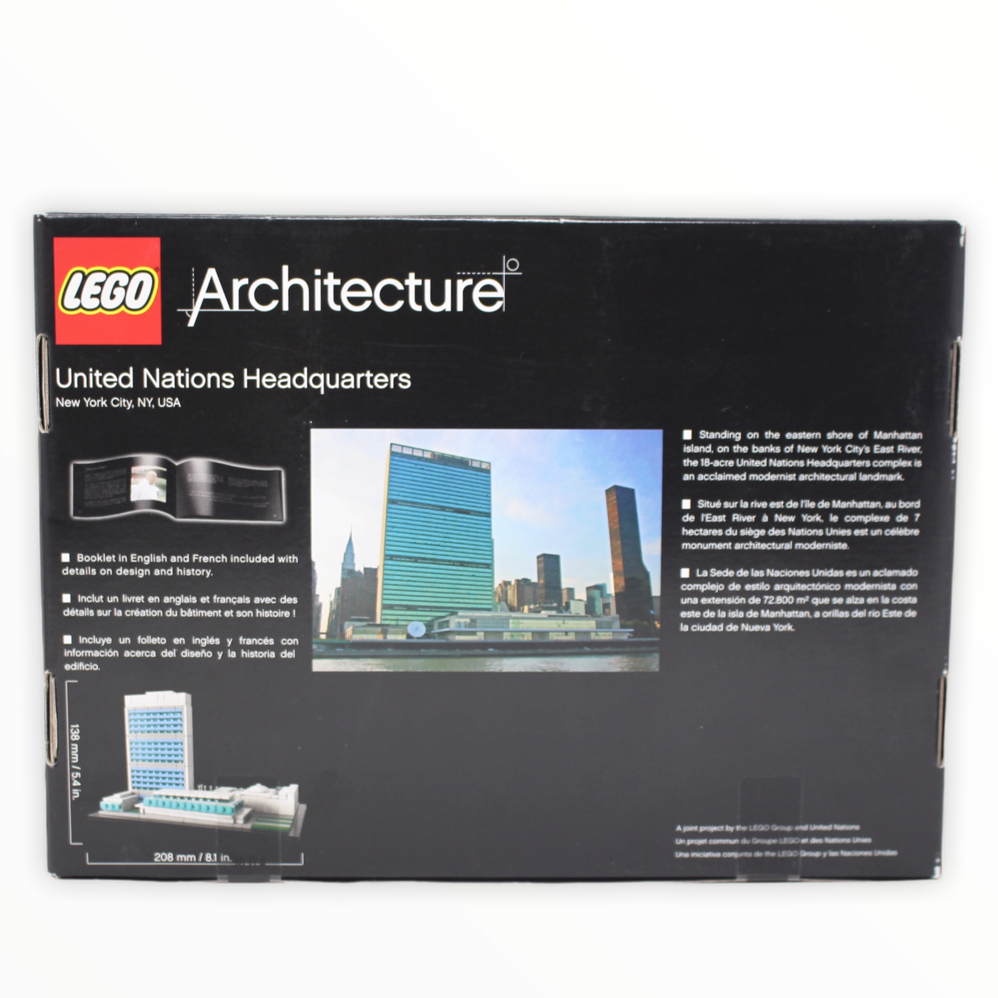 Retired Set 21018 Architecture United Nations Headquarters