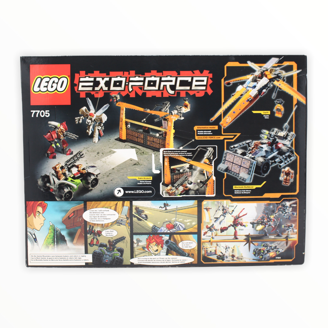 Retired Set 7705 Exo-Force Gate Assault