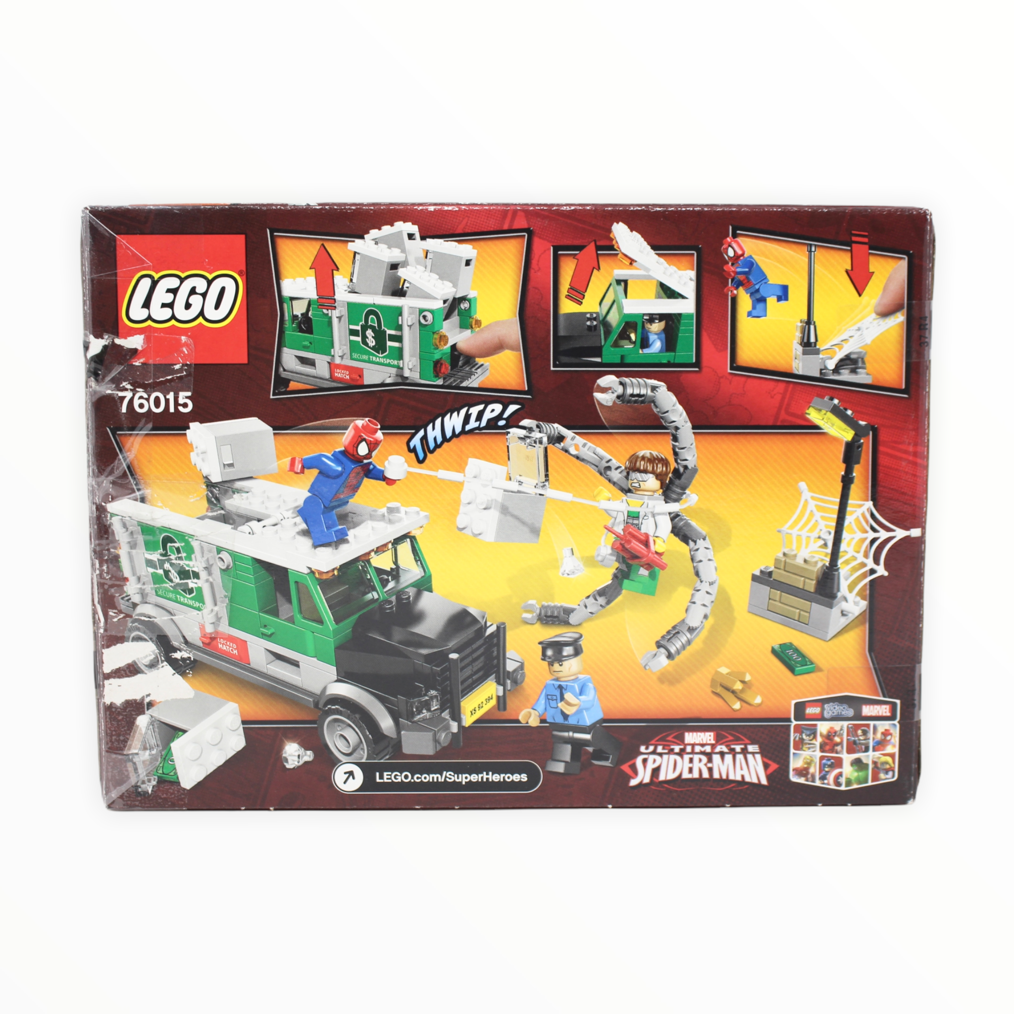 Certified Used Set 76015 Marvel Super Heroes Doc Ock Trust Heist