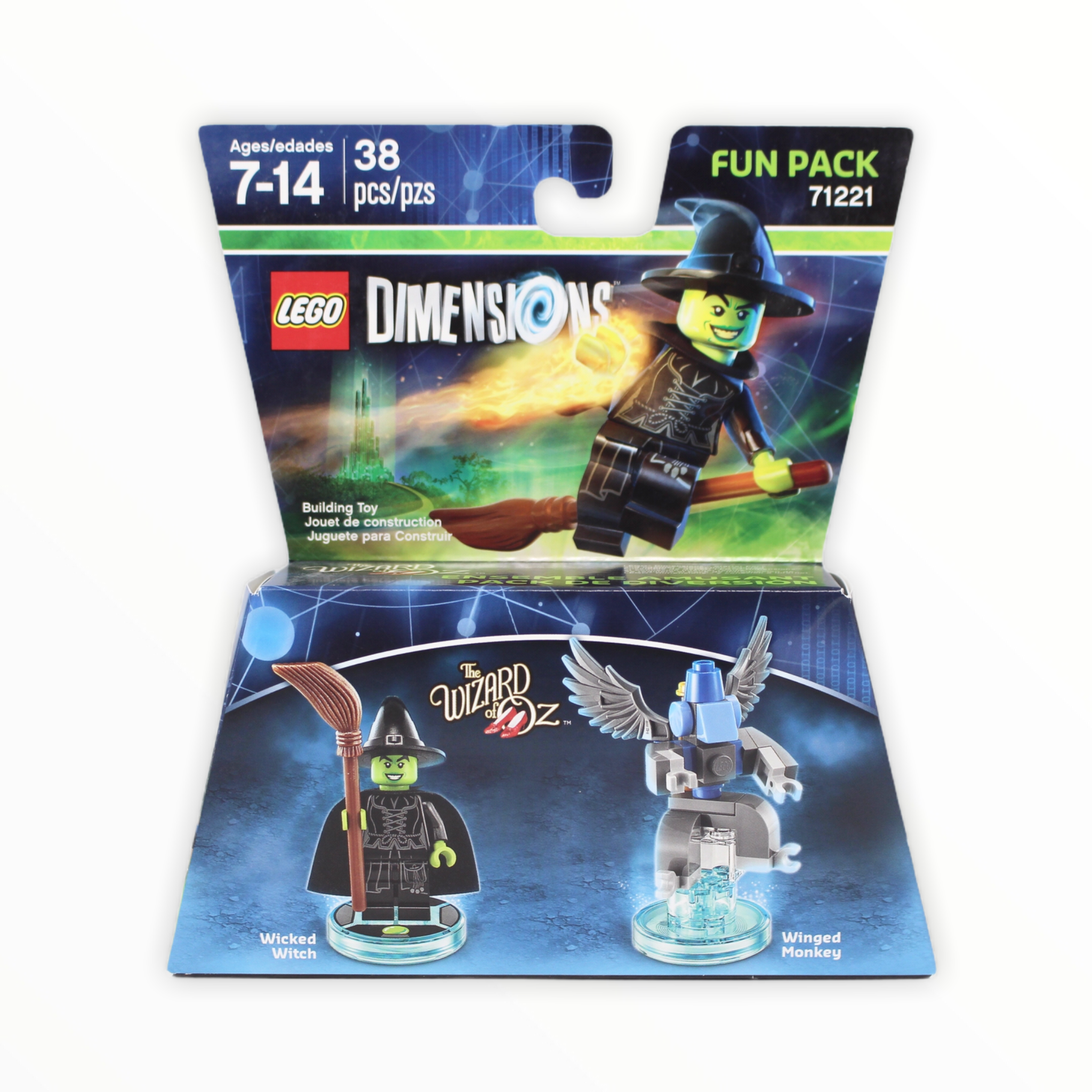 Retired Set 71221 Dimensions The Wizard of Oz Wicked Witch and Winged Monkey