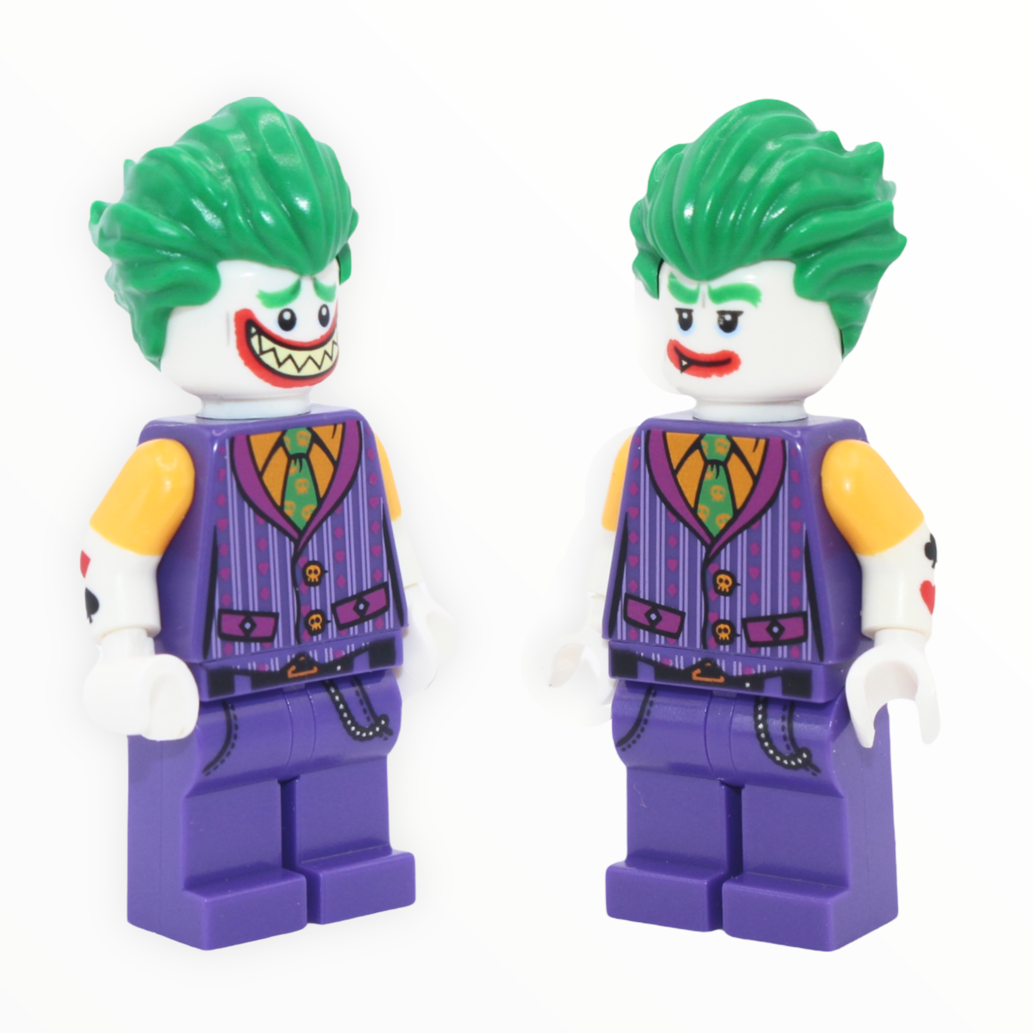 The Joker (The LEGO Batman Movie, vest, shirtsleeves, smile with fang)