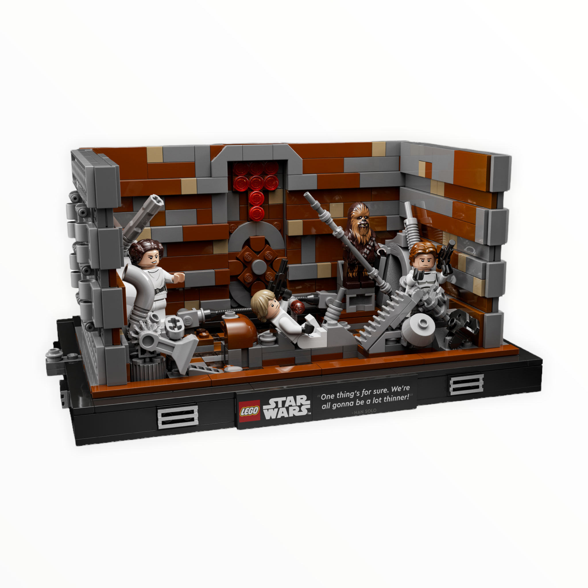 Retired Set 75339 Star Wars Death Star Trash Compactor Diorama