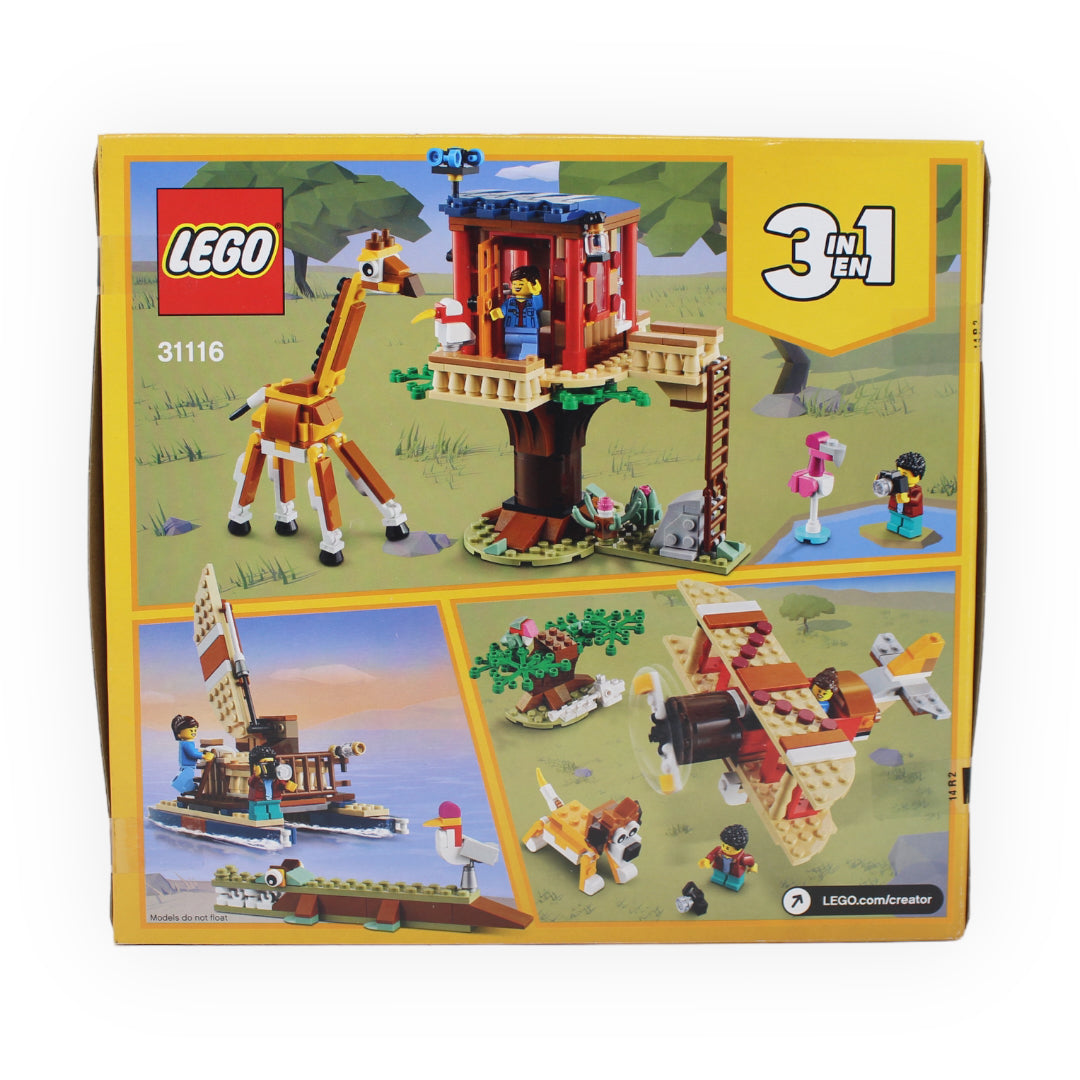 Retired Set 31116 Creator Safari Wildlife Tree House