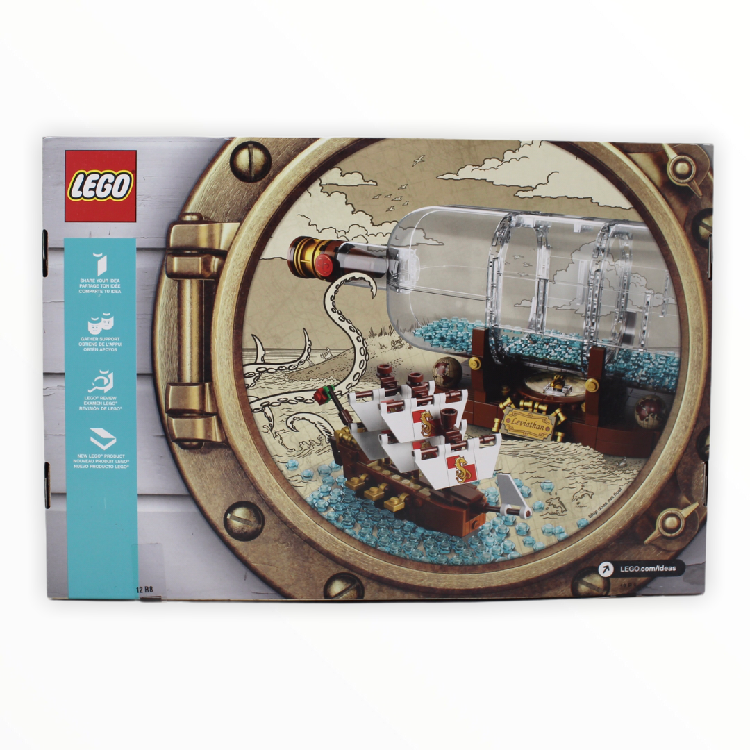 Retired Set 21313 LEGO Ideas Ship in a Bottle