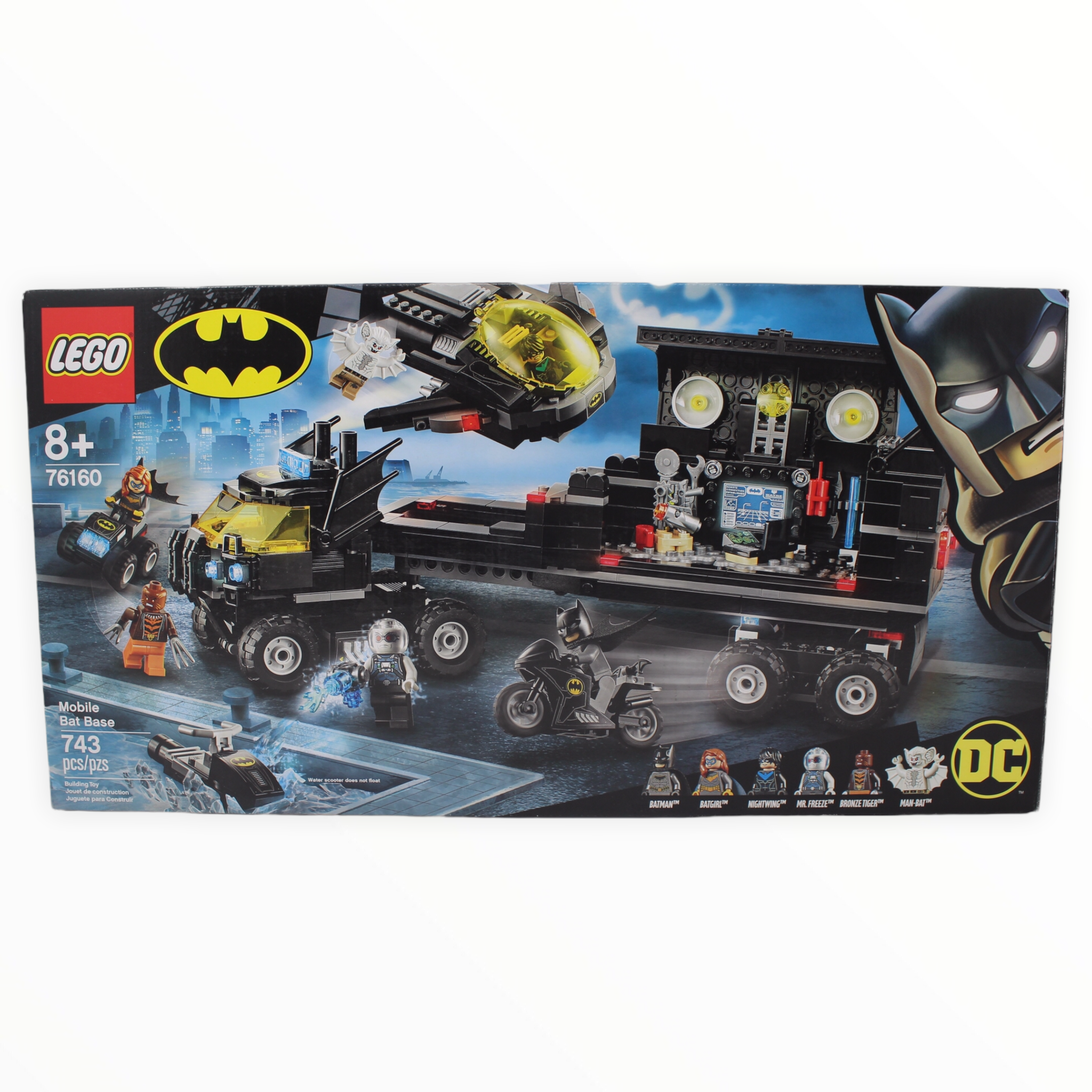 Certified Used Set 76160 Batman Mobile Bat Base