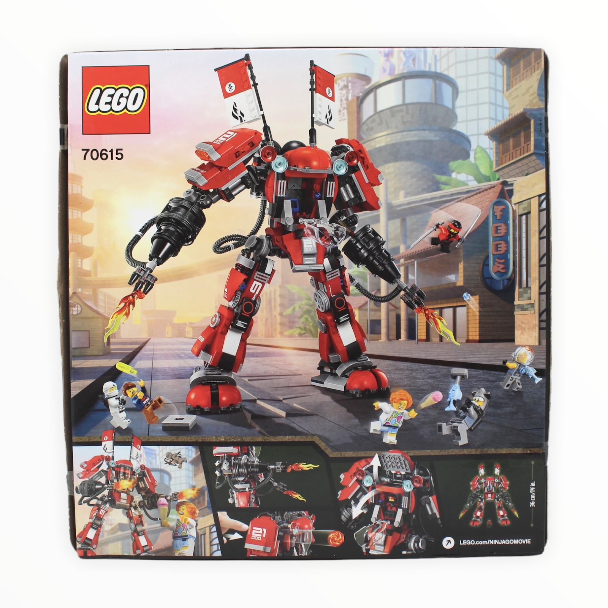 Retired Set 70615 The Ninjago Movie Fire Mech