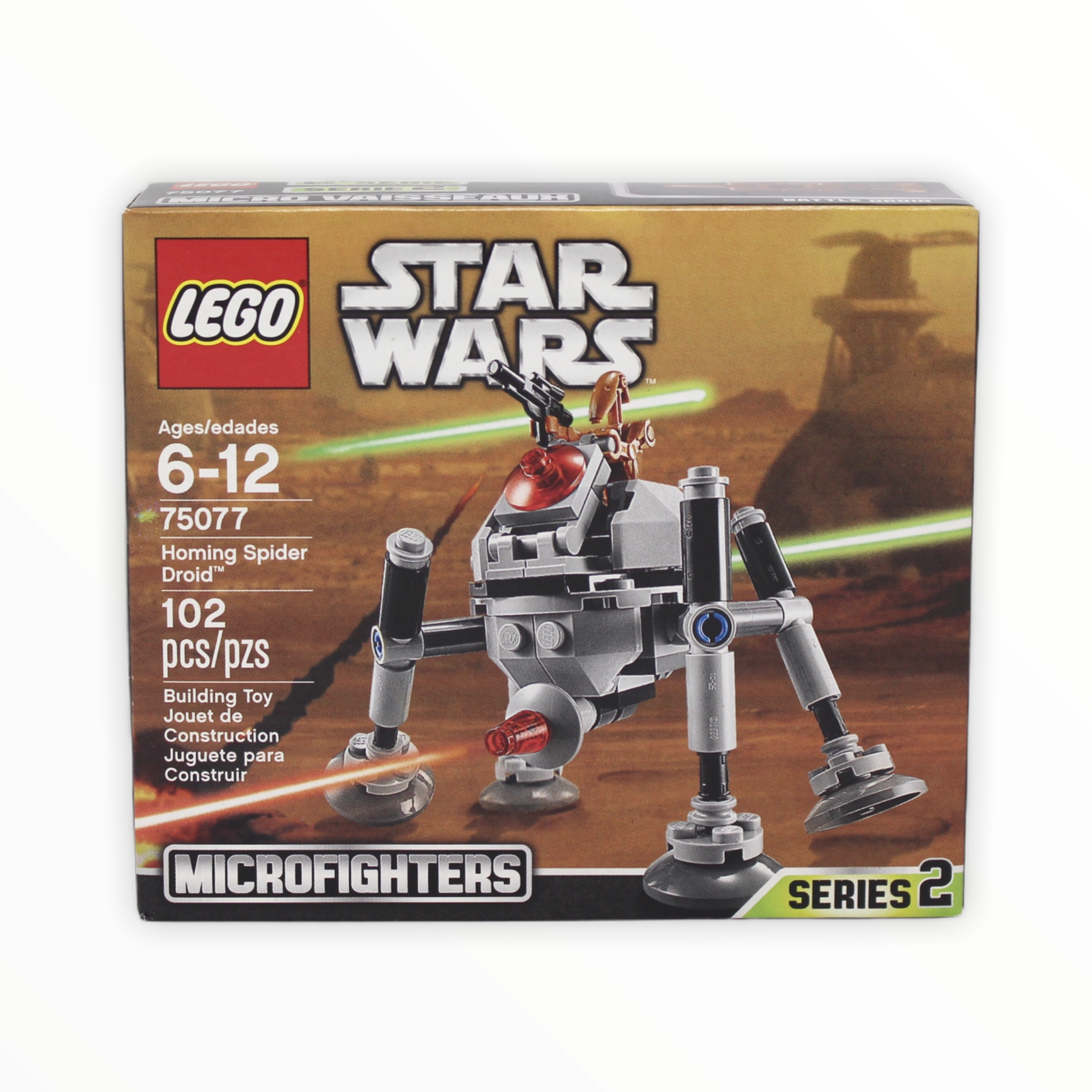 Retired Set 75077 Star Wars Homing Spider Droid Microfighter