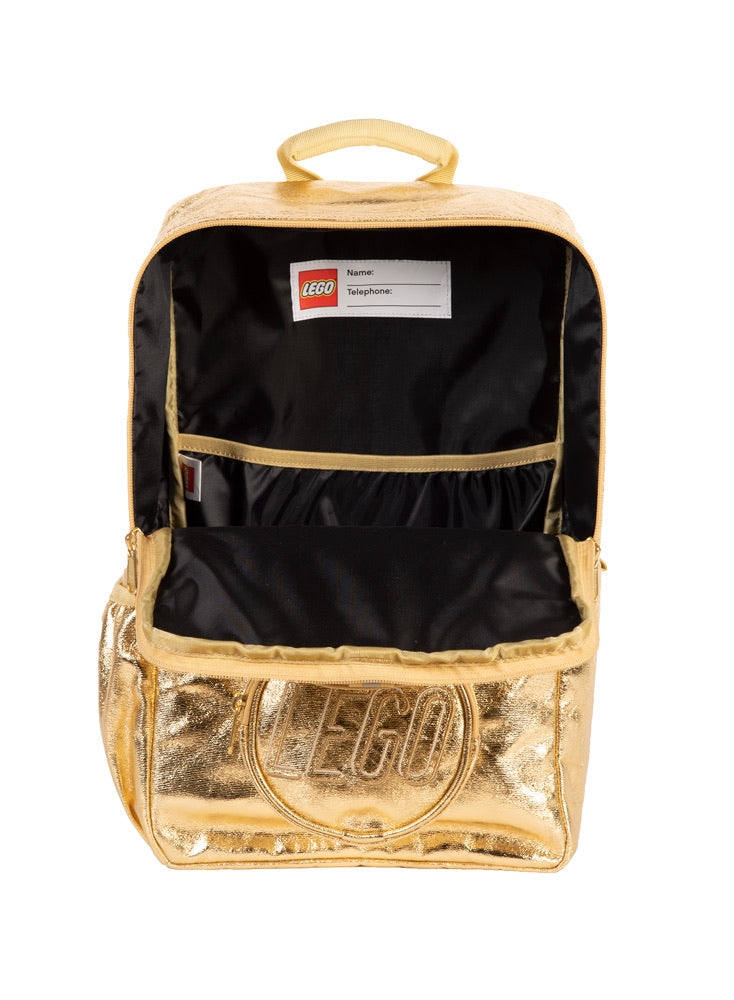 Gold LEGO Brick Backpack
