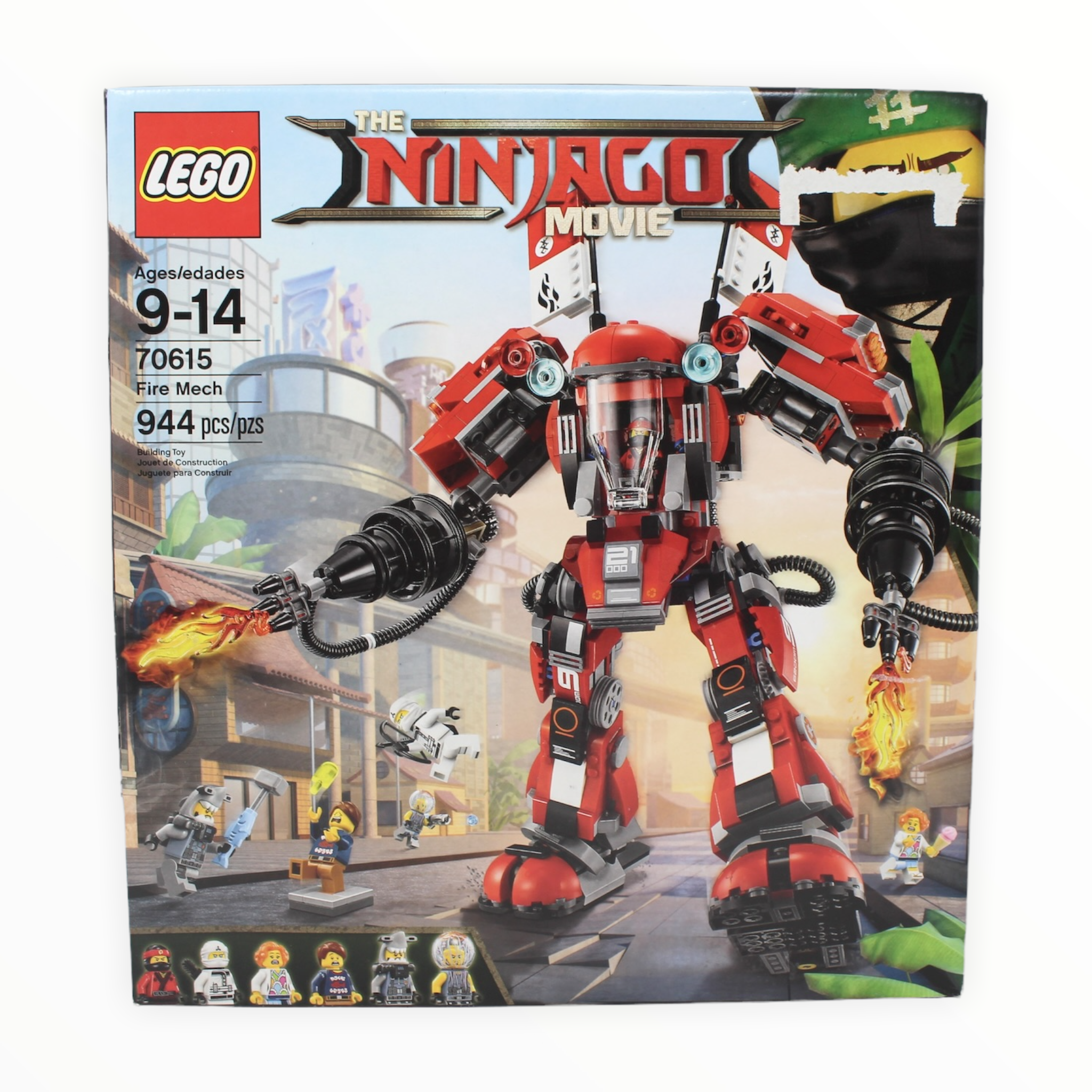Retired Set 70615 The Ninjago Movie Fire Mech