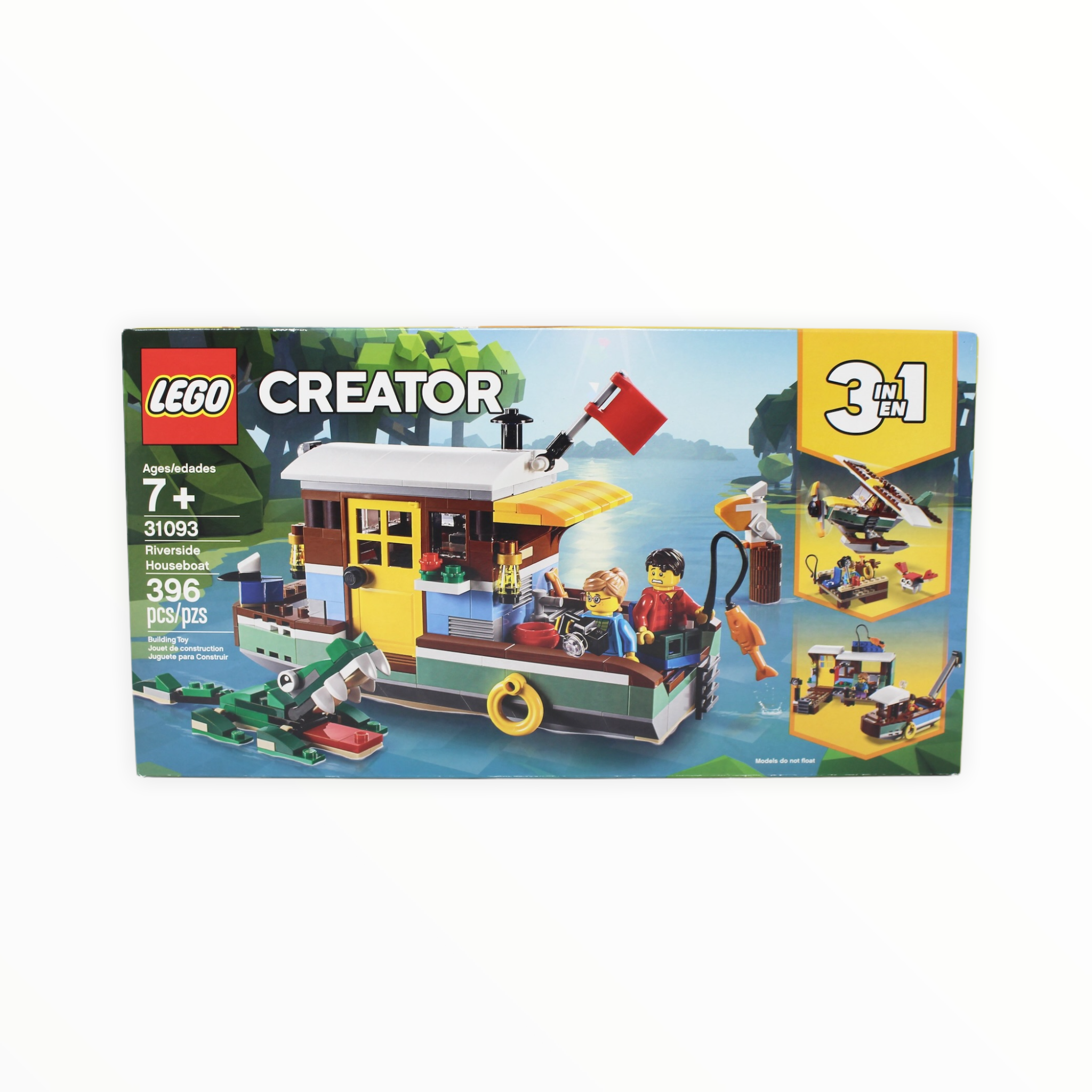 Retired Set 31093 Creator Riverside Houseboat