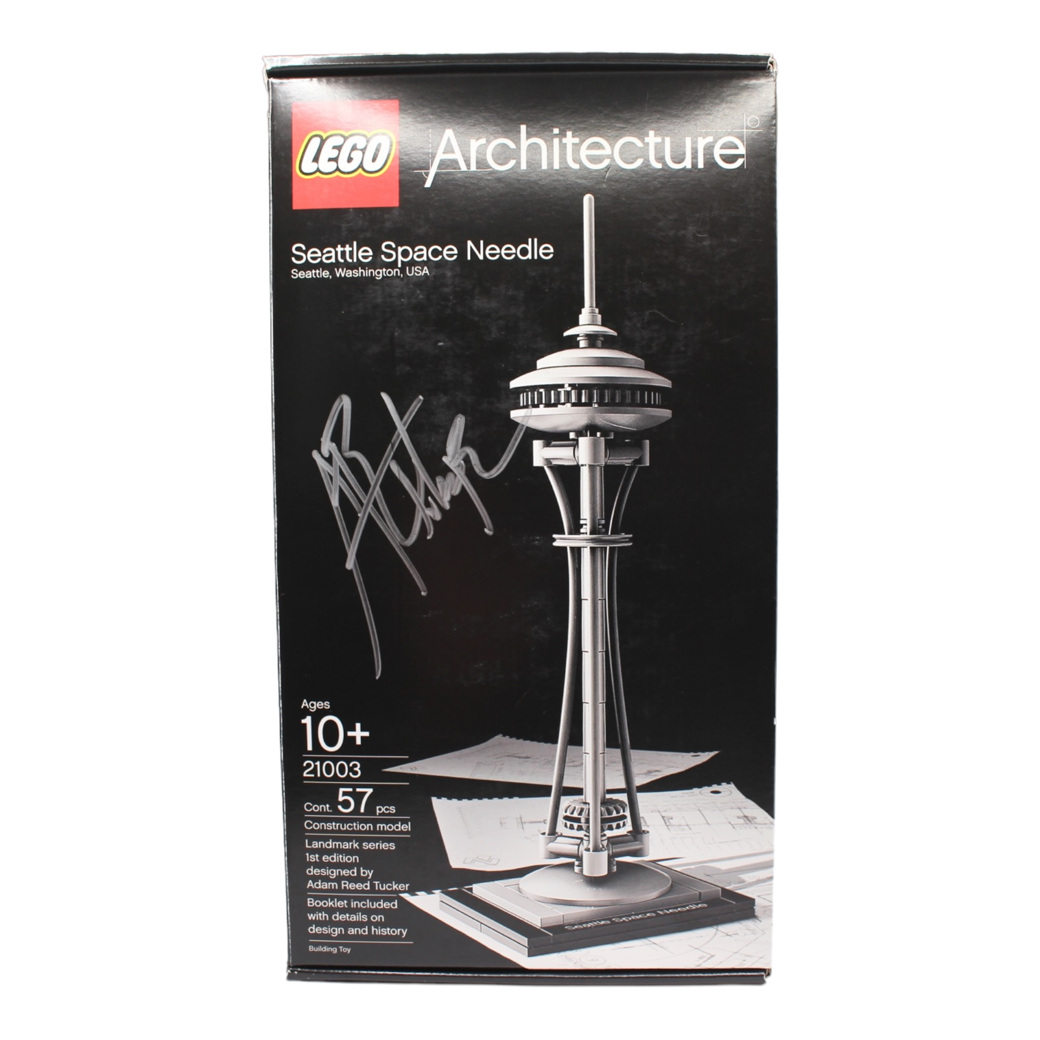 Certified Used Set 21003 Architecture Seattle Space Needle signed