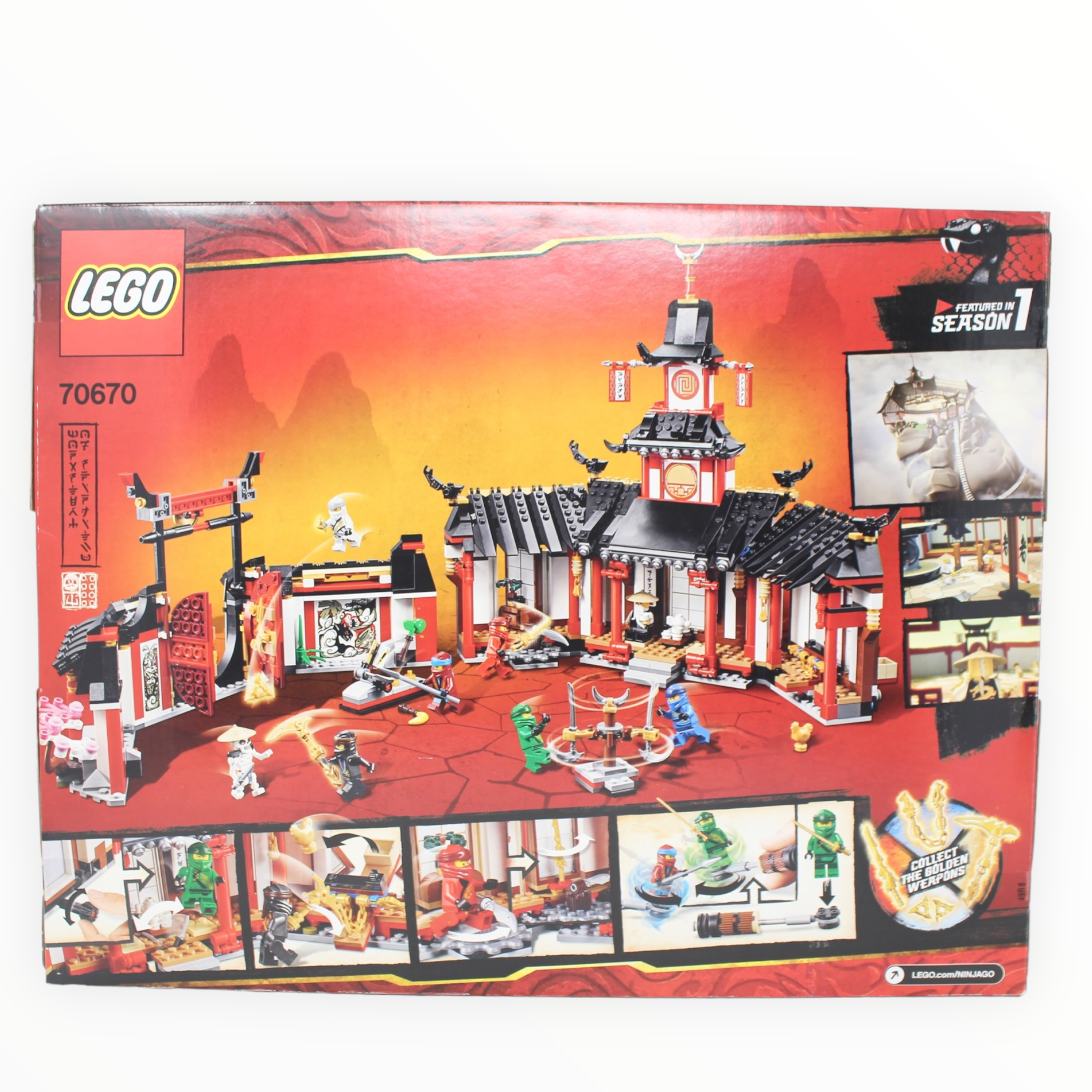 Retired Set 70670 Ninjago Monastery of Spinjitzu
