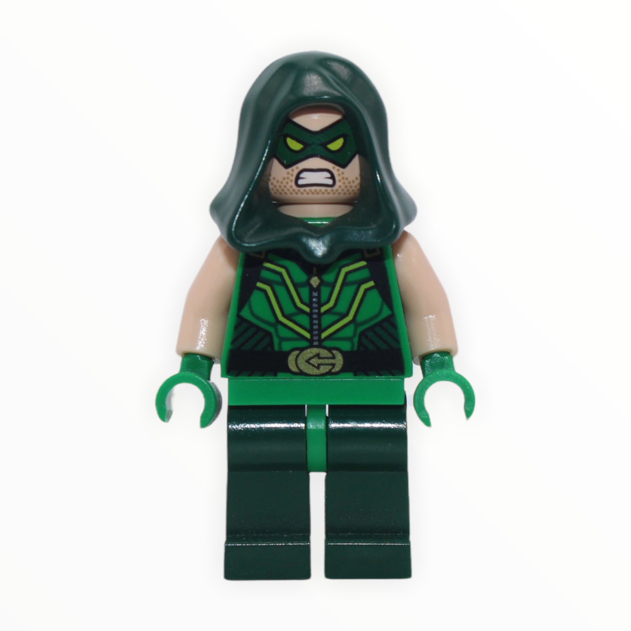 Green Arrow (New 52, dark green hood)
