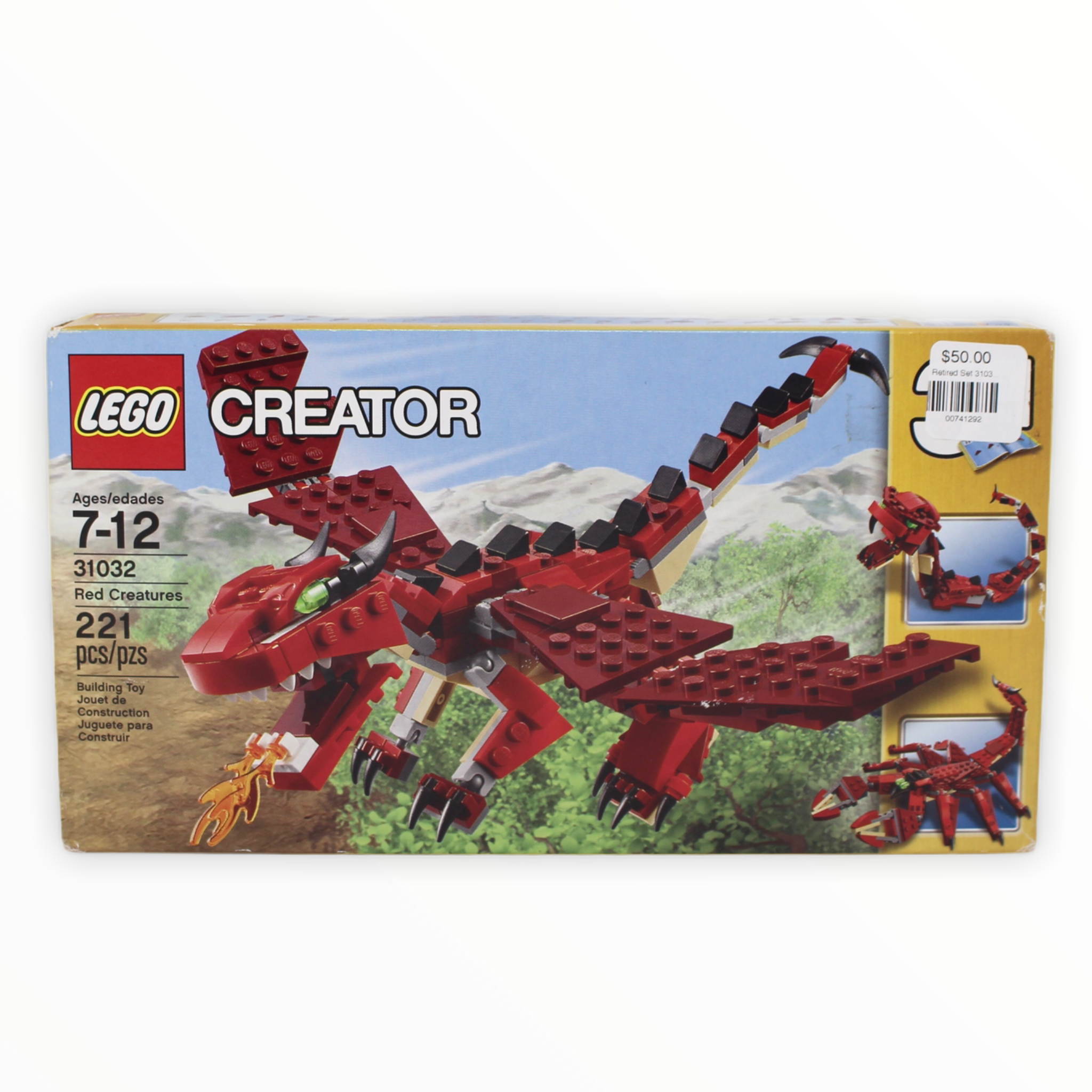 Retired Set 31032 Creator Red Creatures